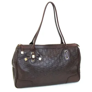 Gucci Leather Shoulder Bag Tote Bag (Pre-Owned)