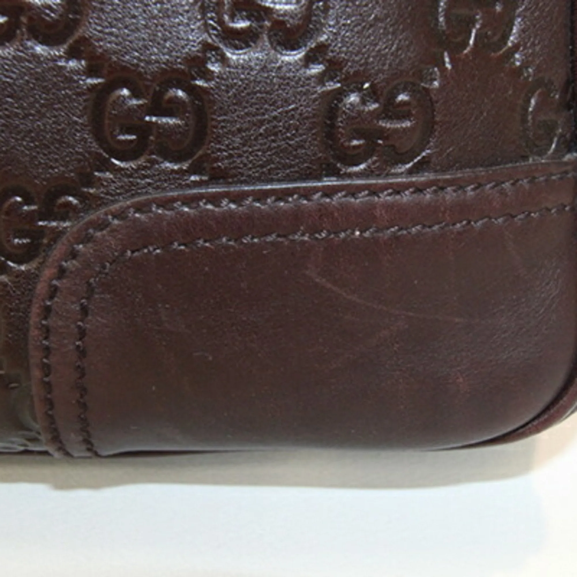Gucci Leather Shoulder Bag Tote Bag (Pre-Owned)
