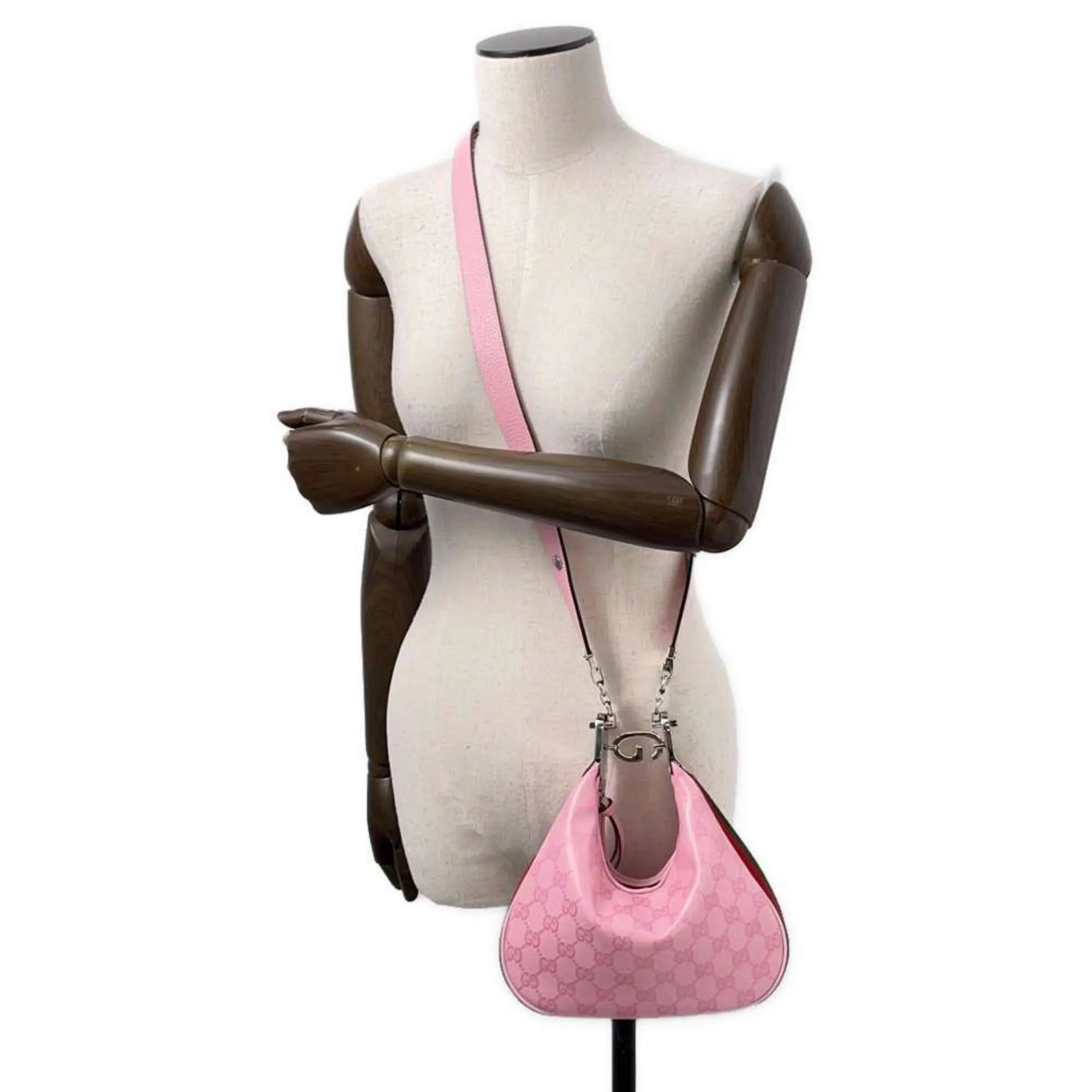 Gucci Pvc Canvas Shoulder Bag (Pre-Owned)