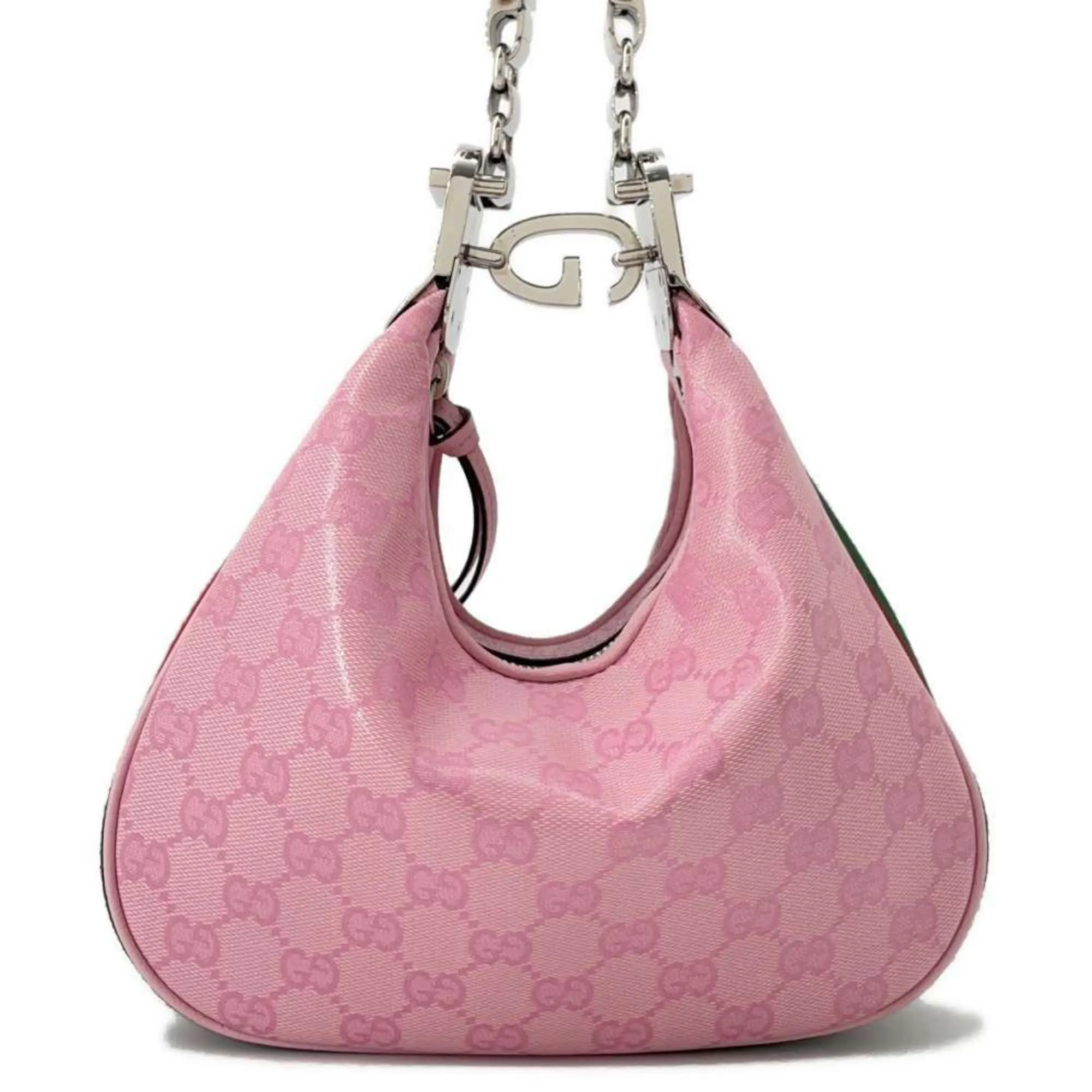 Gucci Pvc Canvas Shoulder Bag (Pre-Owned)