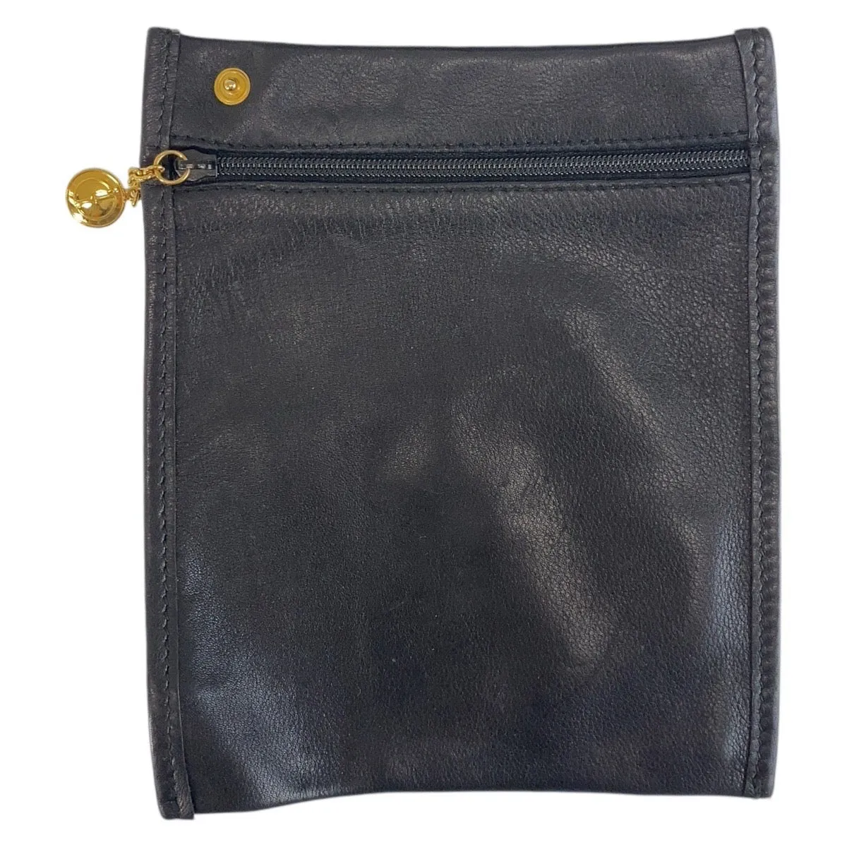 GUCCI Shoulder Bag 003 203 0036 leather Black Gold Metal Shoulder Bag Sling bag Unisex Bamboo Women Used