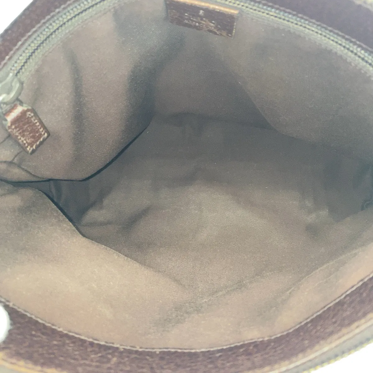 GUCCI Shoulder Bag 114273 GG canvas, leather Beige Brown SilverMetal Crossbody Shoulder Bag Women Used