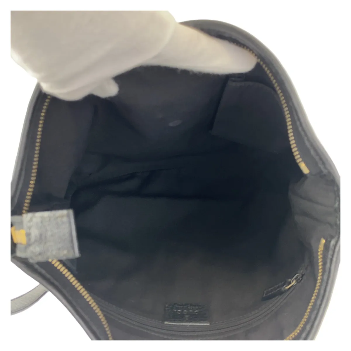 GUCCI Shoulder Bag 131326 GG canvas, leather Black GoldMetal Crossbody Shoulder Bag Messenger Bag Abbey Women Used