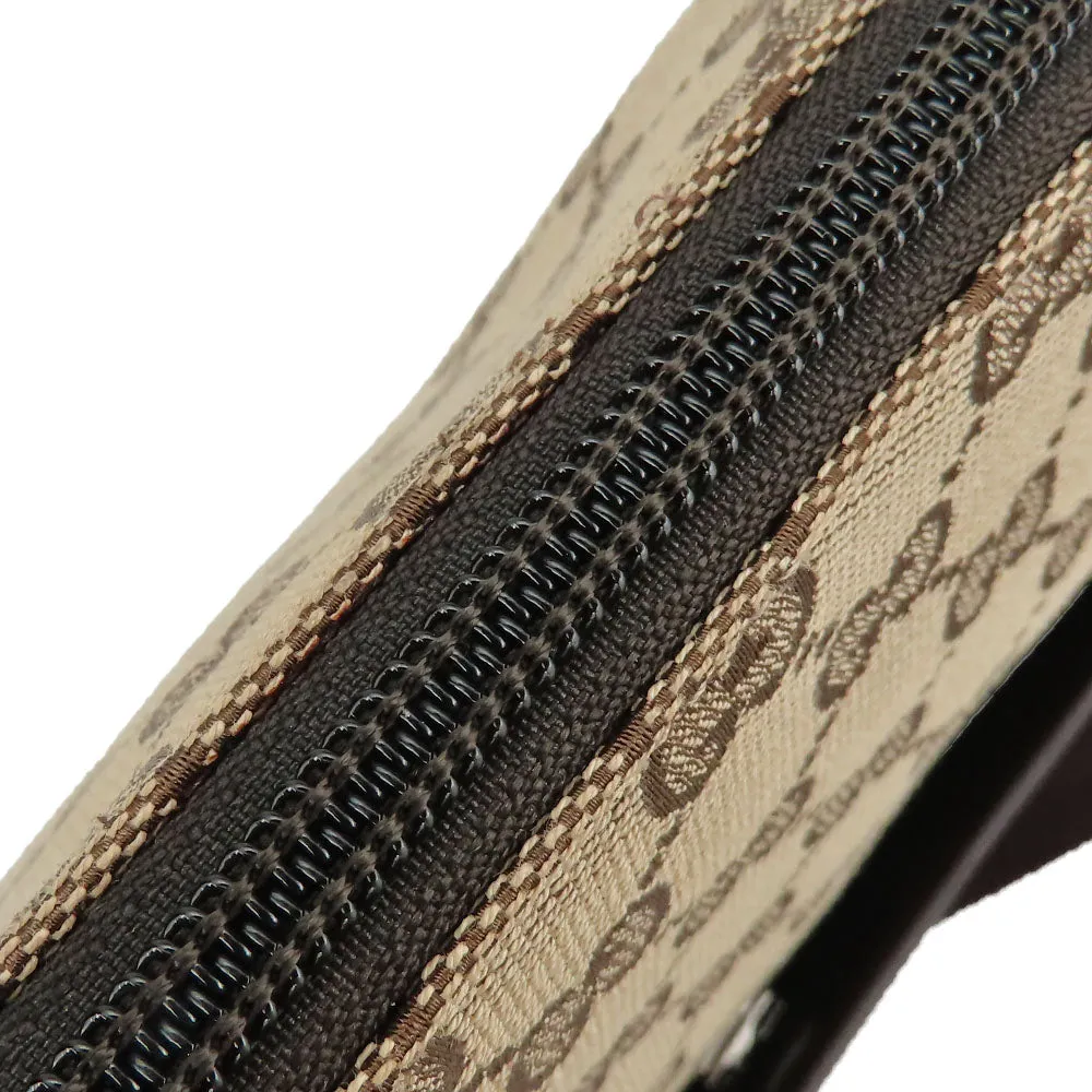 GUCCI Shoulder Bag 145857 GG canvas, perforated leather Brown mens(Unisex) Used