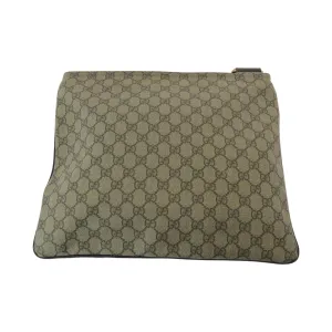 GUCCI Shoulder Bag 201446 GG Supreme Canvas Brown Gold Metal Shoulder Bag Messenger bag mens Used