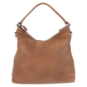 GUCCI Shoulder Bag 326514 leather Brown Shoulder Bag 2way Interlocking Hobo Women Used