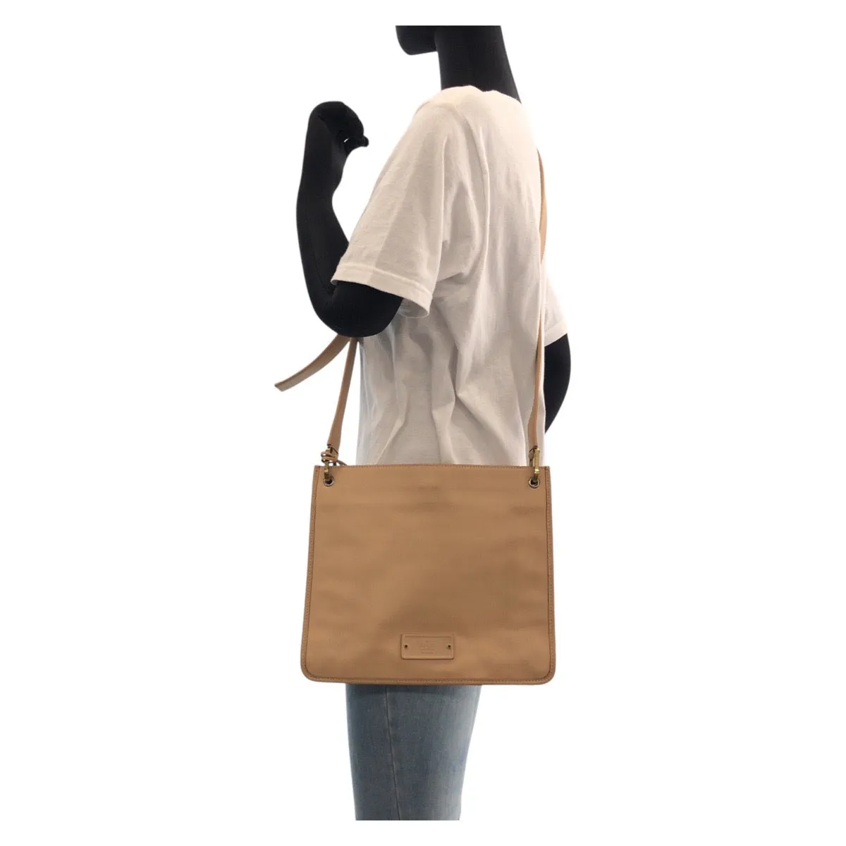 GUCCI Shoulder Bag 91762 leather beige Shoulder Bag pochette Women Used