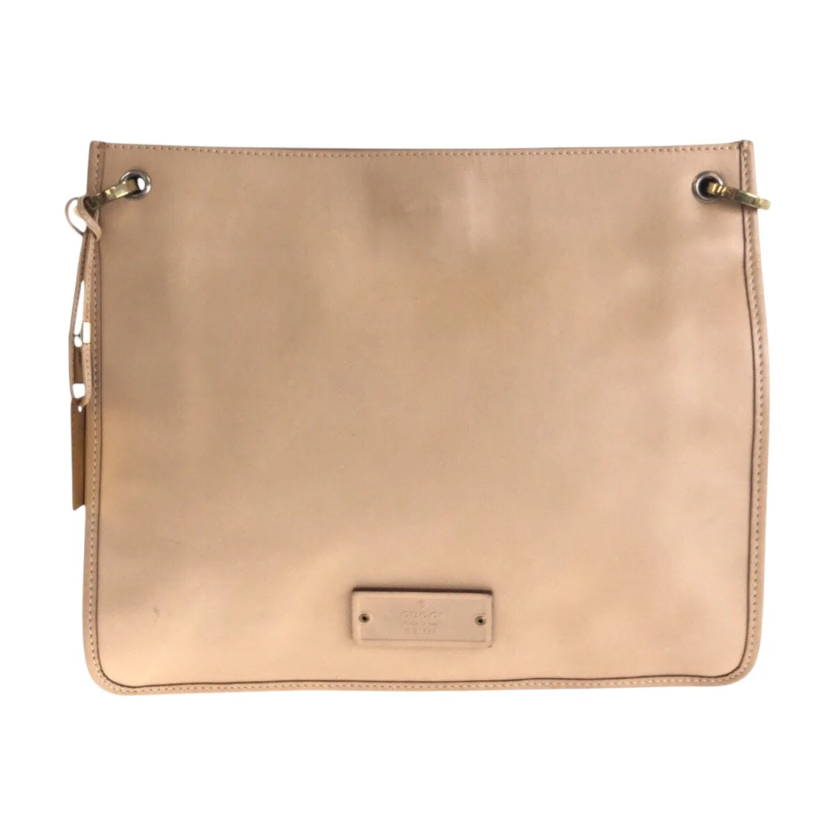 GUCCI Shoulder Bag 91762 leather beige Shoulder Bag pochette Women Used