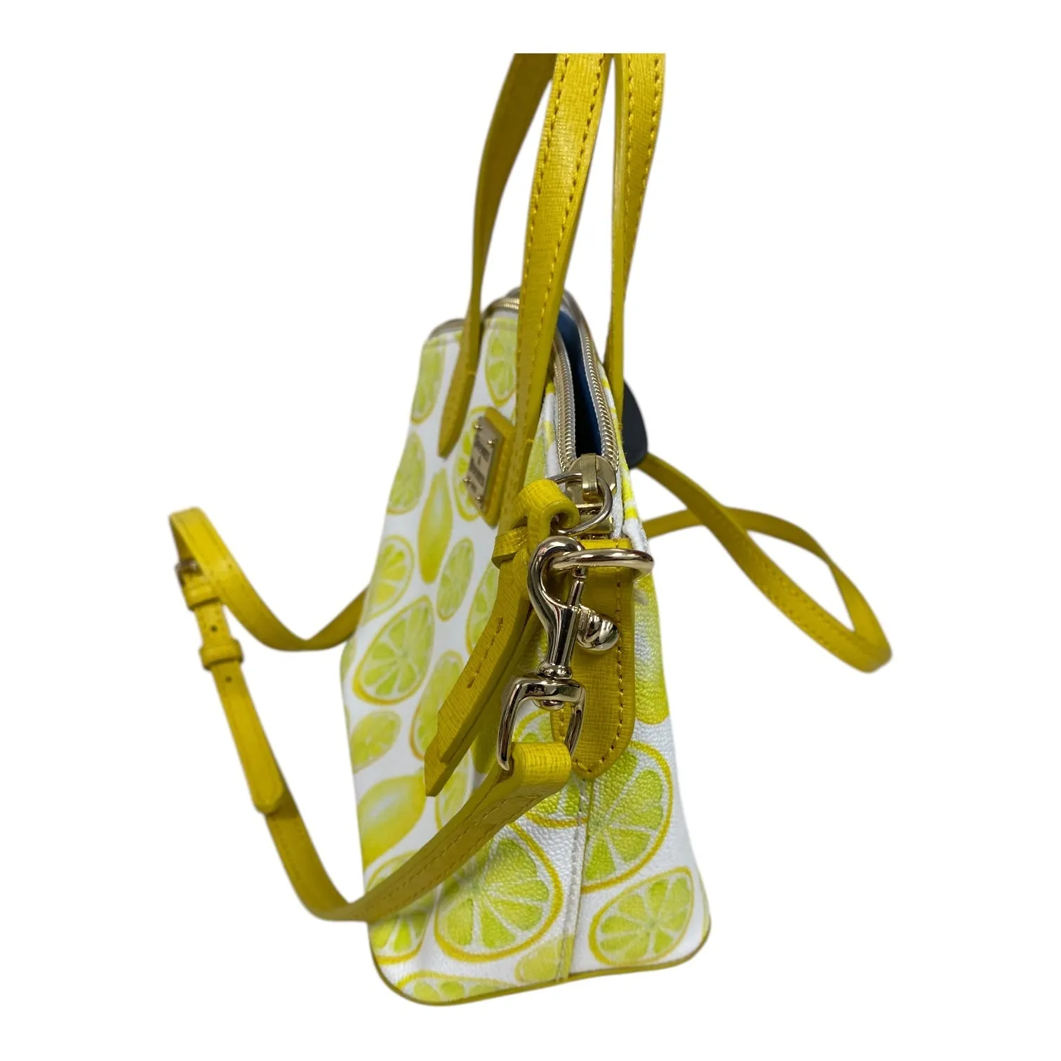 Handbag Designer By Dooney And Bourke In Yellow, Size:Small