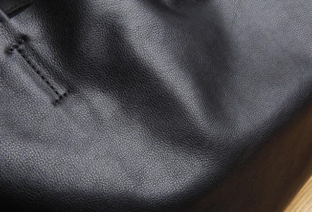 Handmade Genuine Leather Handbag Tote Bag Shopper Bag Shoulder Bag Purse For Women
