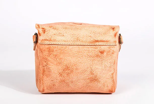 Handmade Leather Purse Cute Cube Bag Crossbody Bag Shoulder Bag Purse For Women