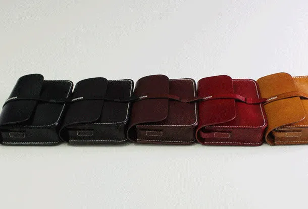 Handmade Leather satchel bag shoulder bag black red for women leather crossbody bag