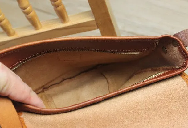 Handmade shoulder bag vintage rustic leather crossbody Shoulder Bag for women