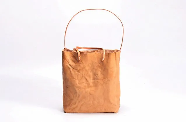 Handmade Vintage LEATHER WOMEN Small Tote Bag Tote Shoulder Purse FOR WOMEN
