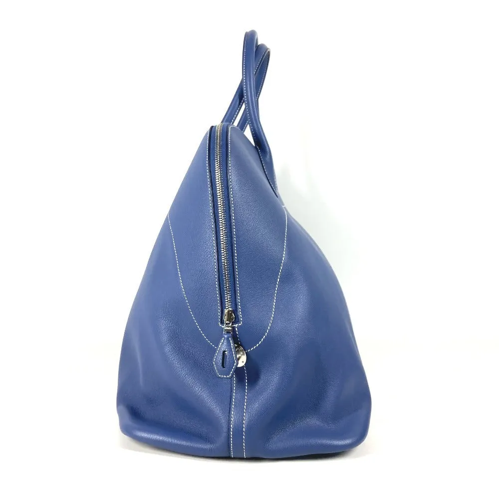HERMES Handbag Calf leather blue Shoulder Bag Shoulder Bag Bolide Relax 45 unisex(Unisex) Used