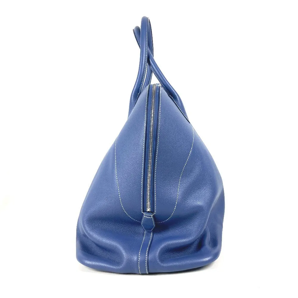 HERMES Handbag Calf leather blue Shoulder Bag Shoulder Bag Bolide Relax 45 unisex(Unisex) Used