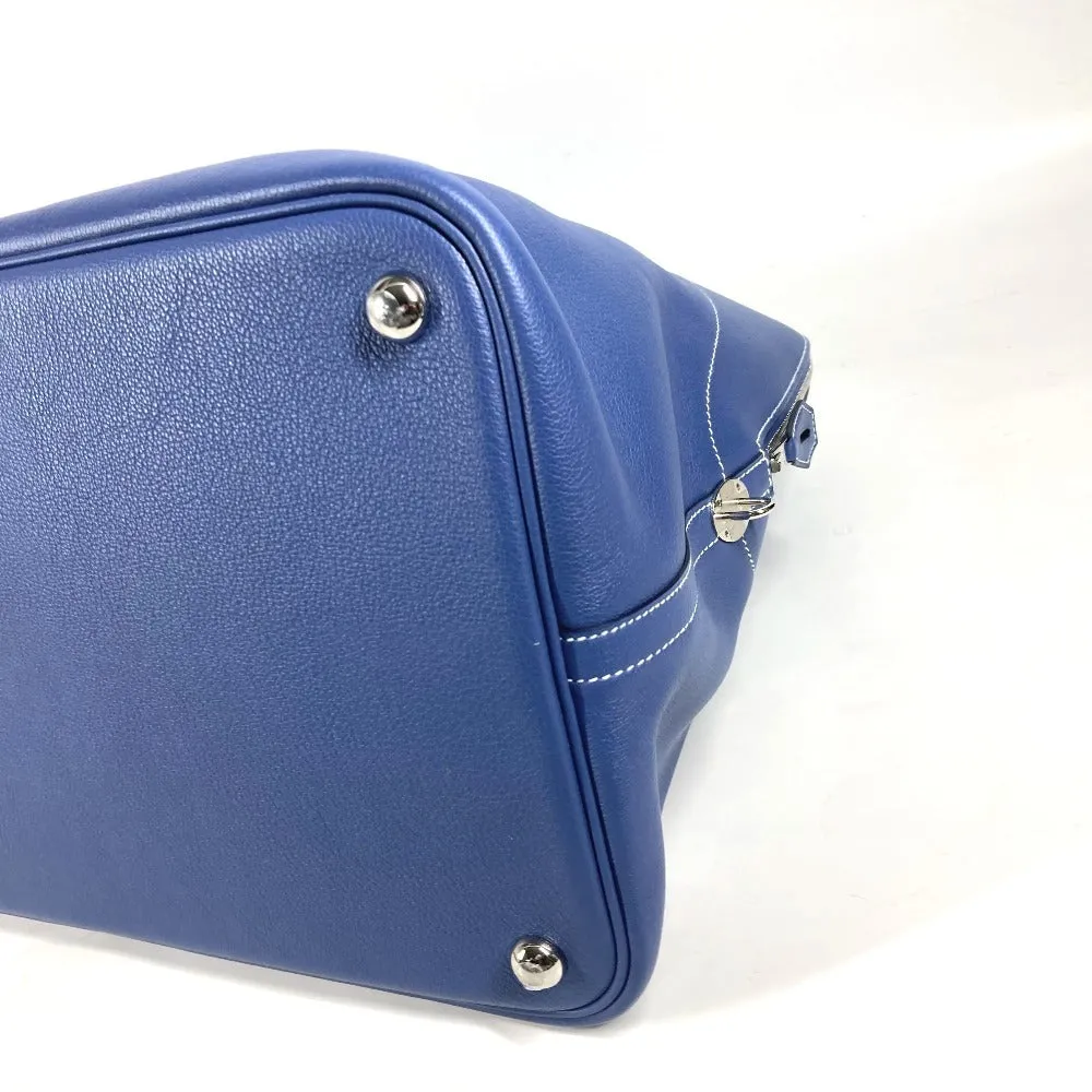 HERMES Handbag Calf leather blue Shoulder Bag Shoulder Bag Bolide Relax 45 unisex(Unisex) Used
