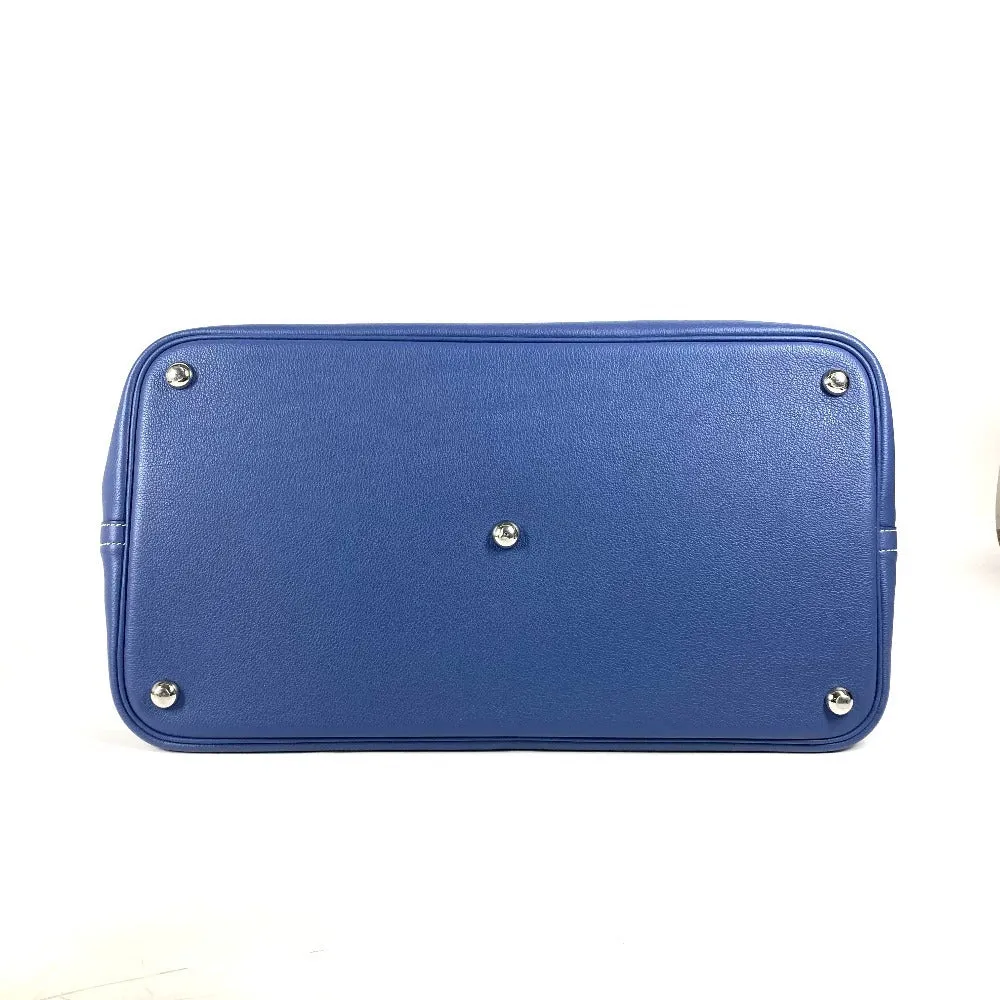 HERMES Handbag Calf leather blue Shoulder Bag Shoulder Bag Bolide Relax 45 unisex(Unisex) Used