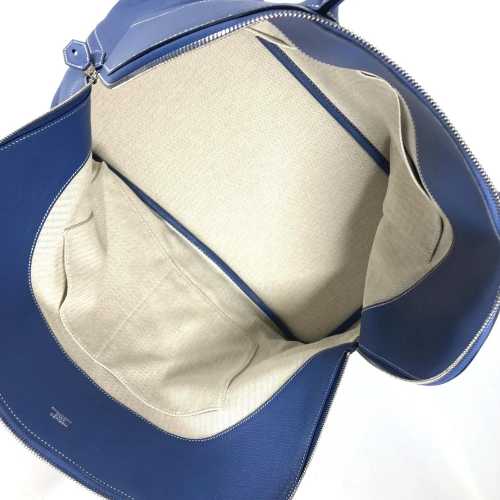HERMES Handbag Calf leather blue Shoulder Bag Shoulder Bag Bolide Relax 45 unisex(Unisex) Used