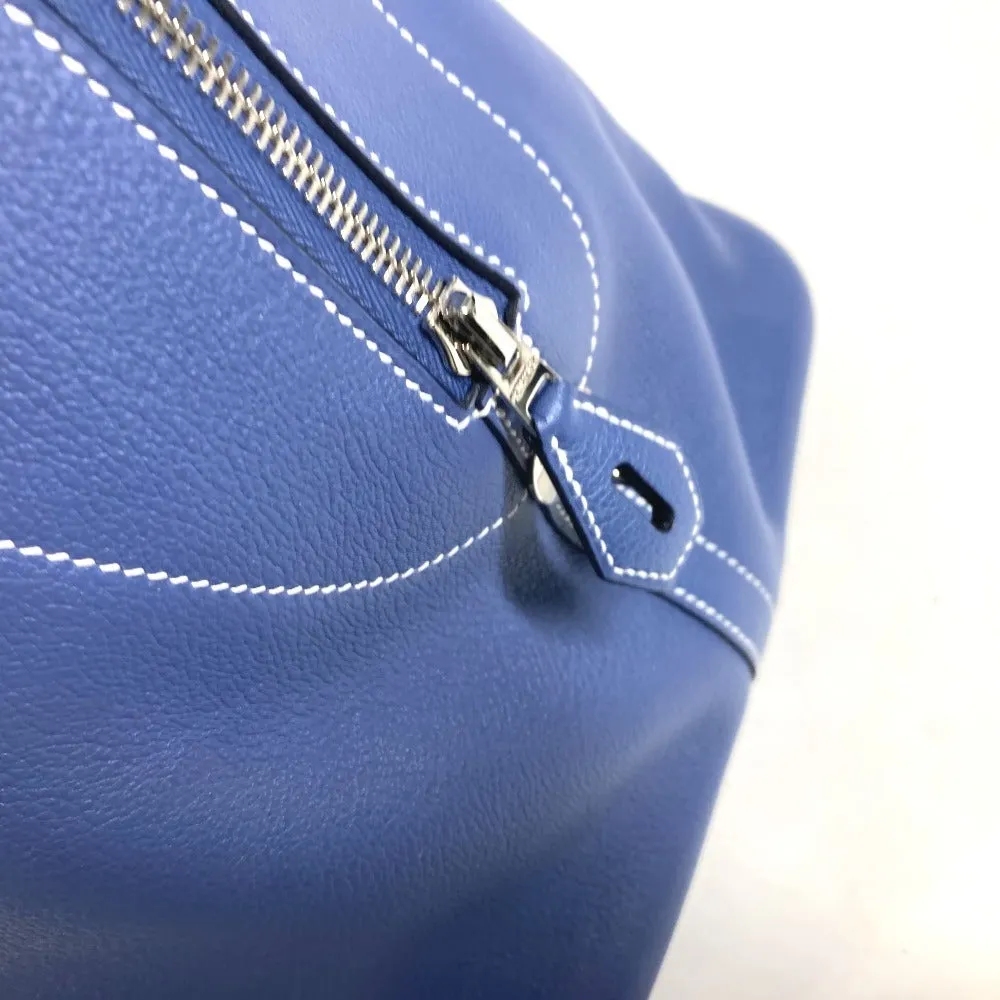 HERMES Handbag Calf leather blue Shoulder Bag Shoulder Bag Bolide Relax 45 unisex(Unisex) Used