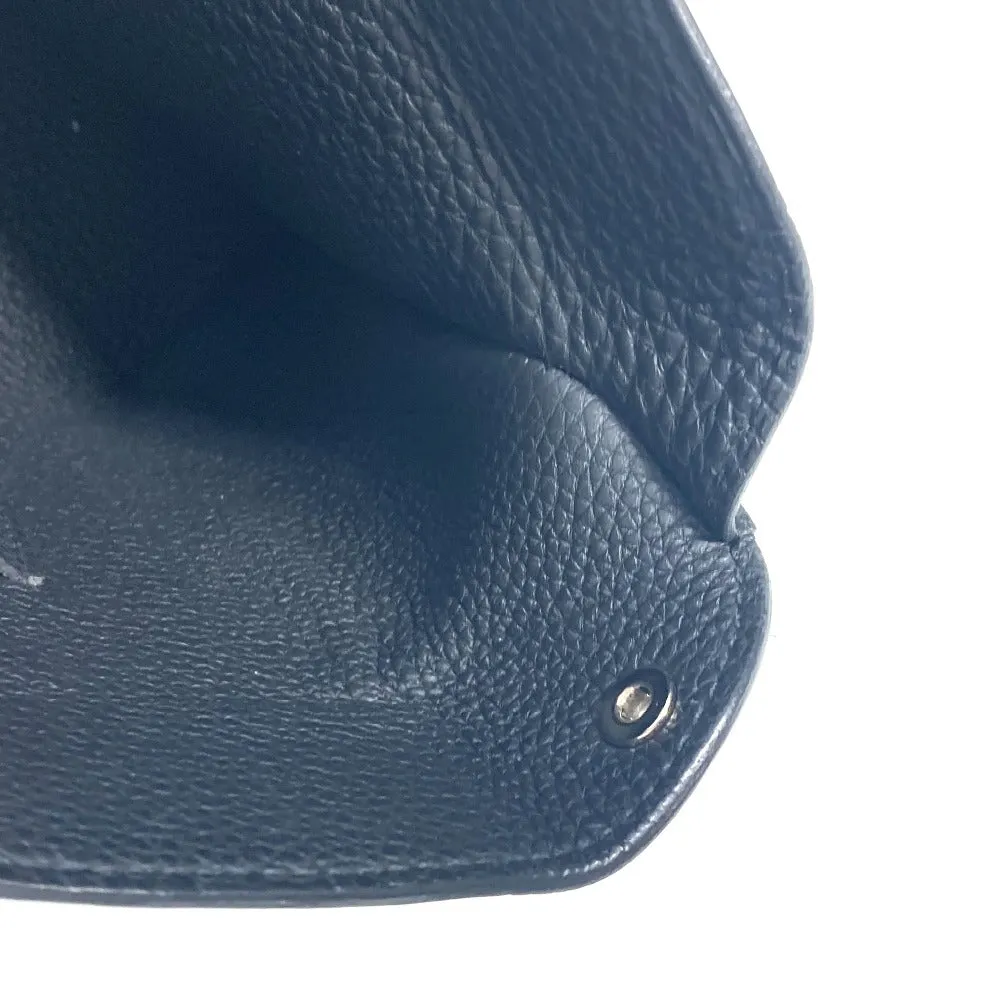 HERMES Shoulder Bag Togo black H logo punching Vidoposch
