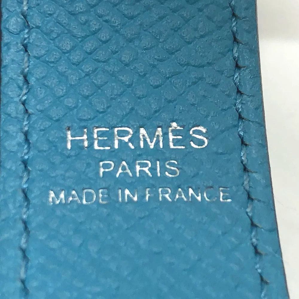 HERMES Shoulder strap Epsom blue bandouliere