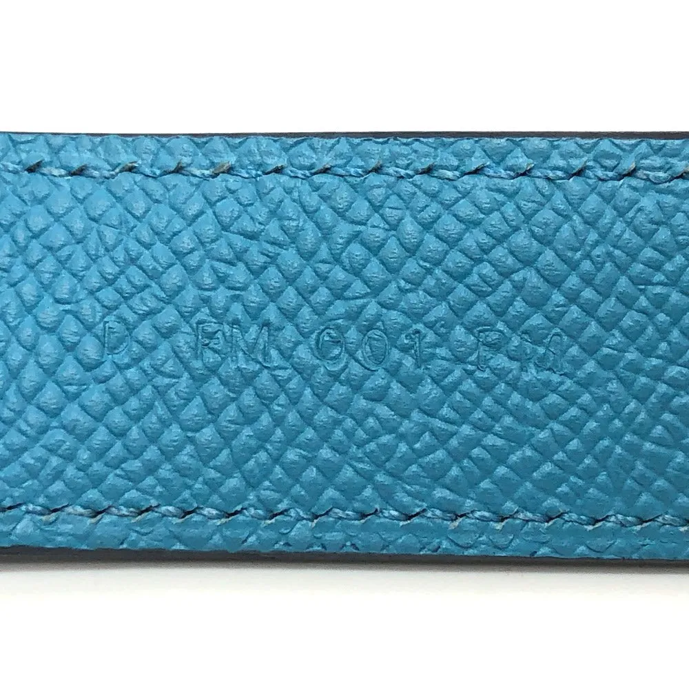 HERMES Shoulder strap Epsom blue bandouliere