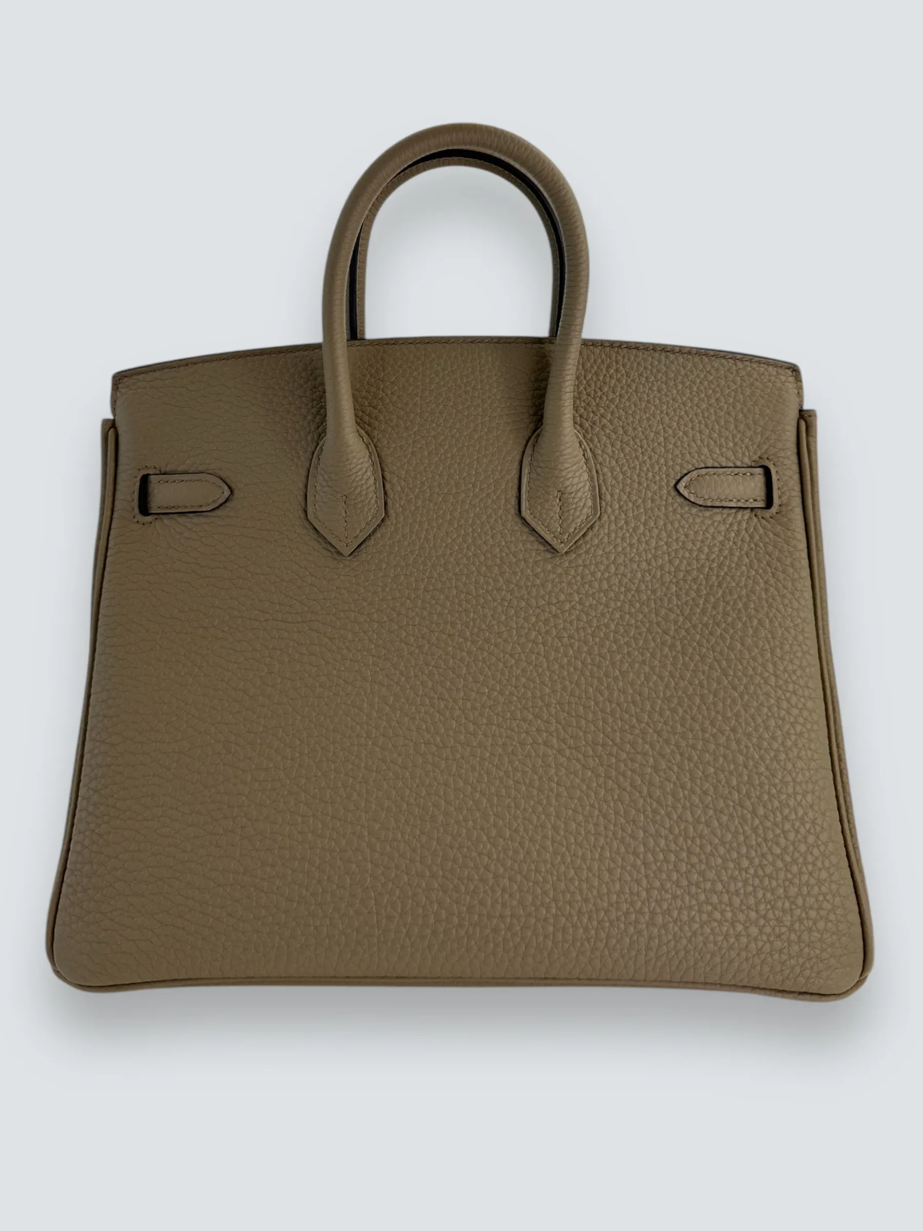 Herm??s Grey Togo Leather Birkin 25 (Palladium Hardware)