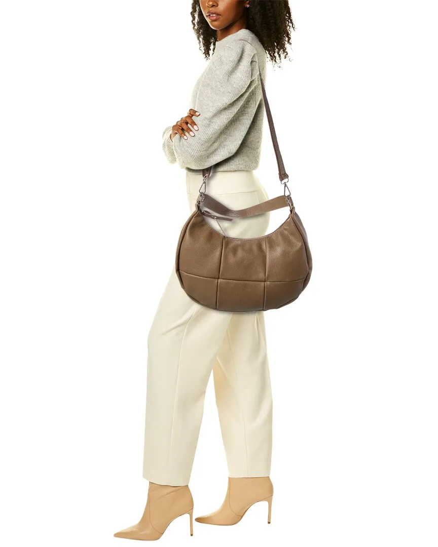 Italian Leather Top Handle Bag