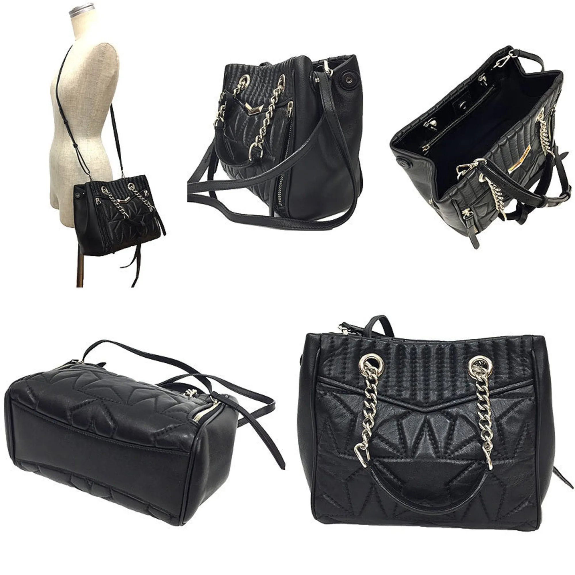 Jimmy Choo Leather Shoulder Bag (Pre-Owned)