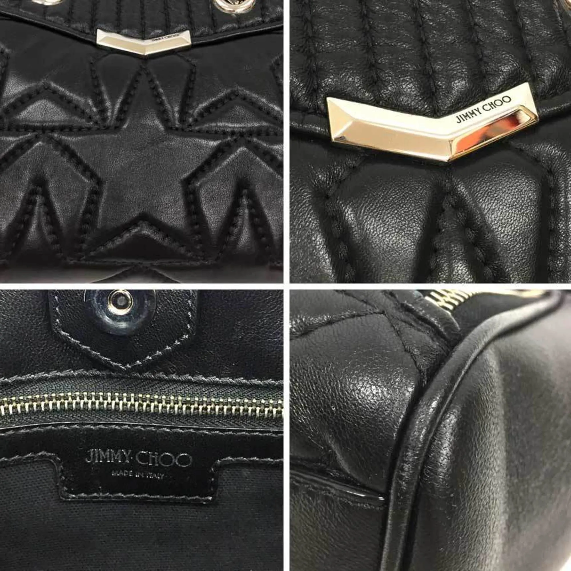 Jimmy Choo Leather Shoulder Bag (Pre-Owned)
