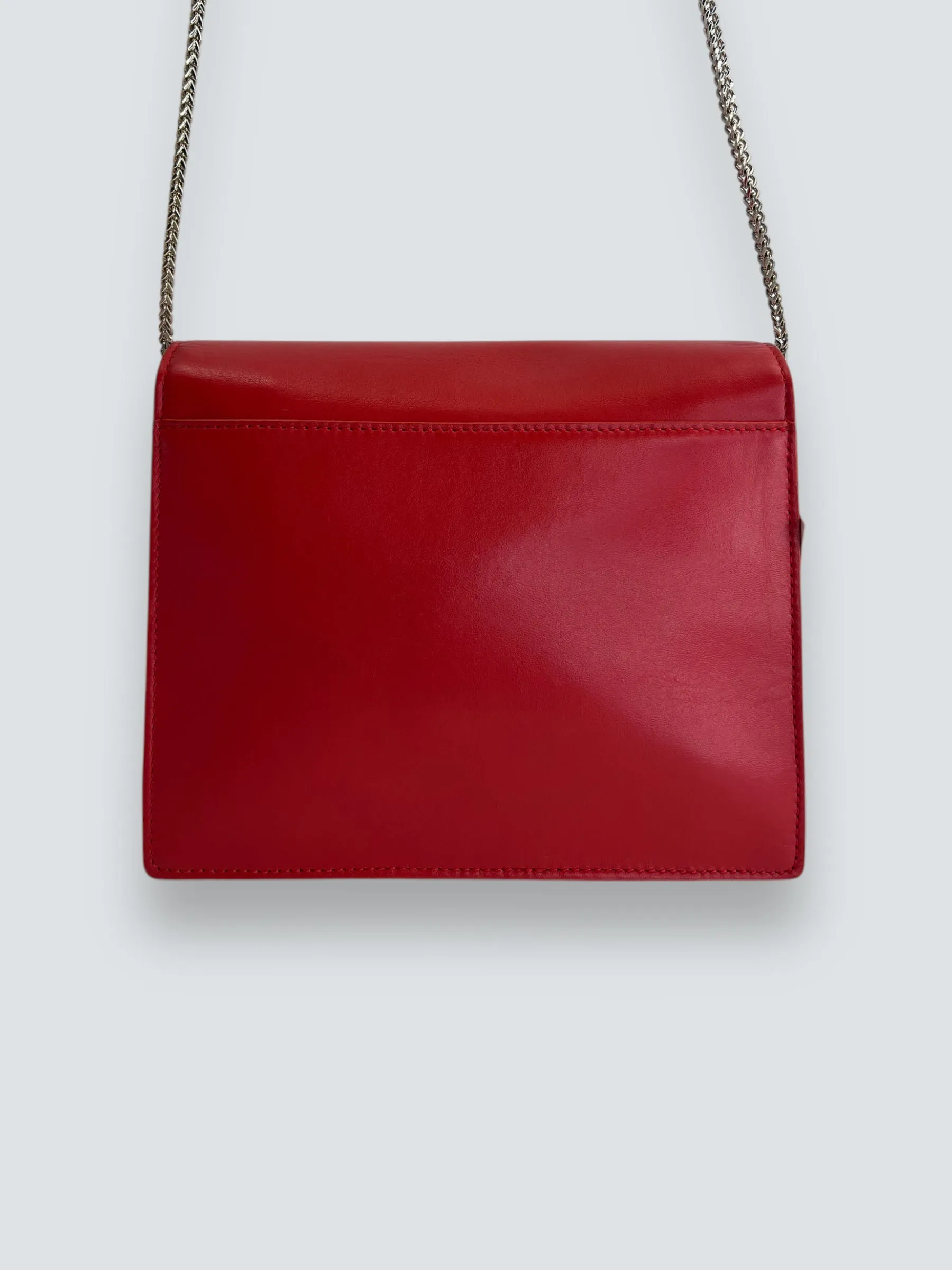 Karen Millen Red Leather Handbag