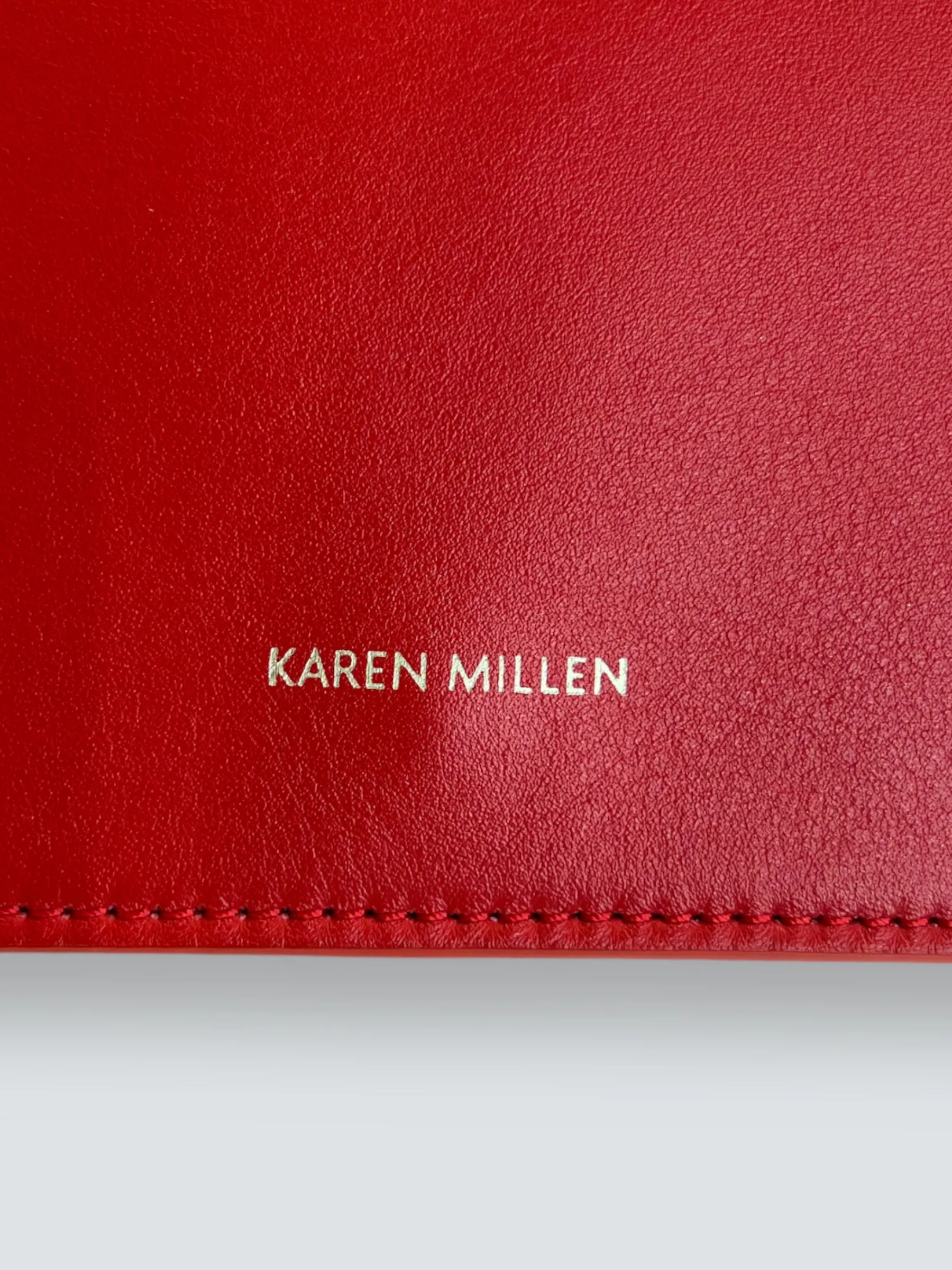 Karen Millen Red Leather Handbag