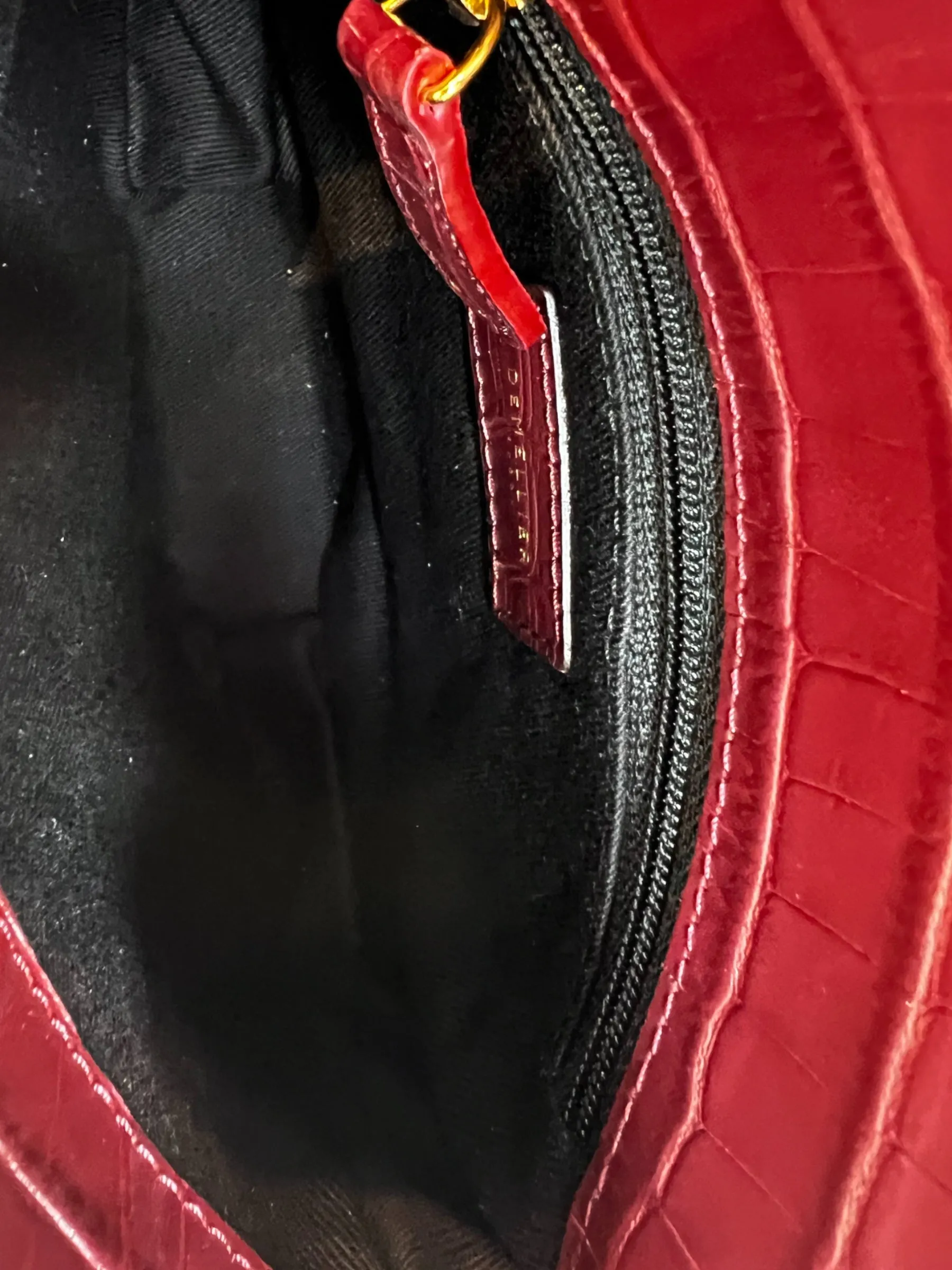 Karen Millen Red Leather Handbag