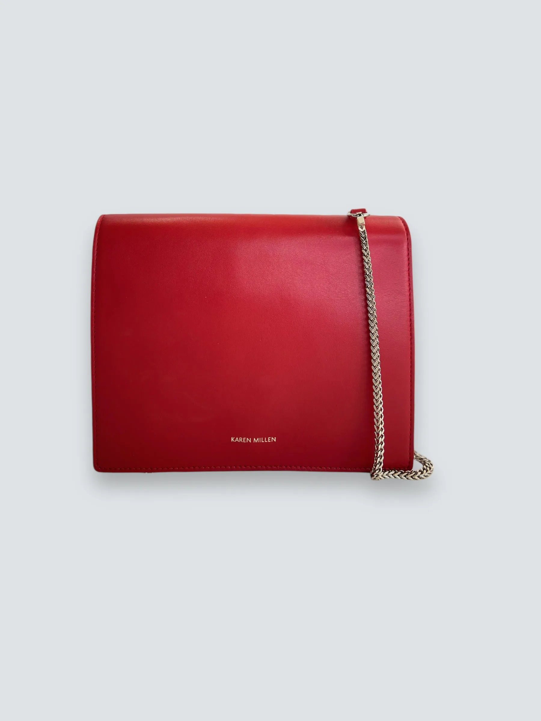 Karen Millen Red Leather Handbag