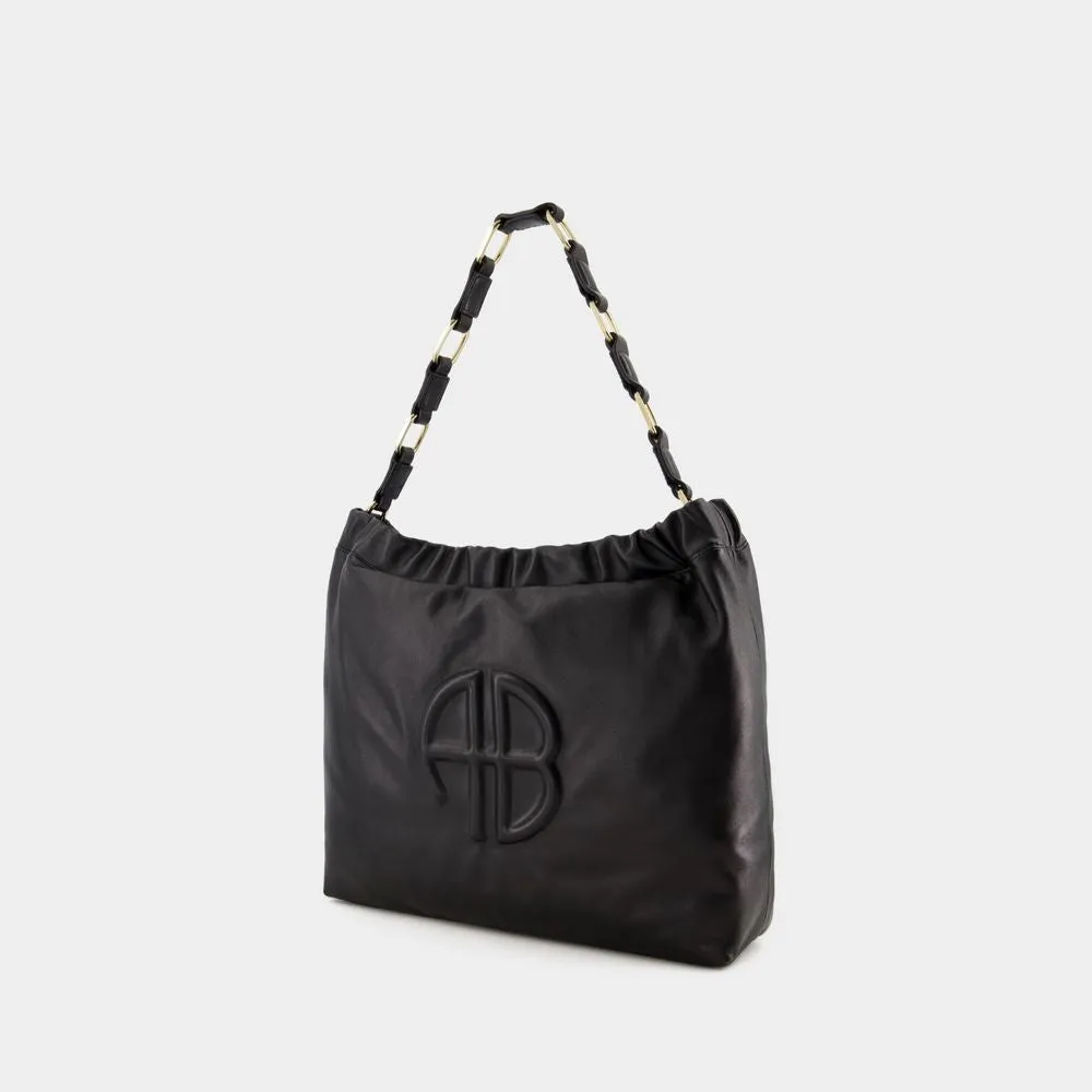 Kate Shoulder Bag - Leather - Black