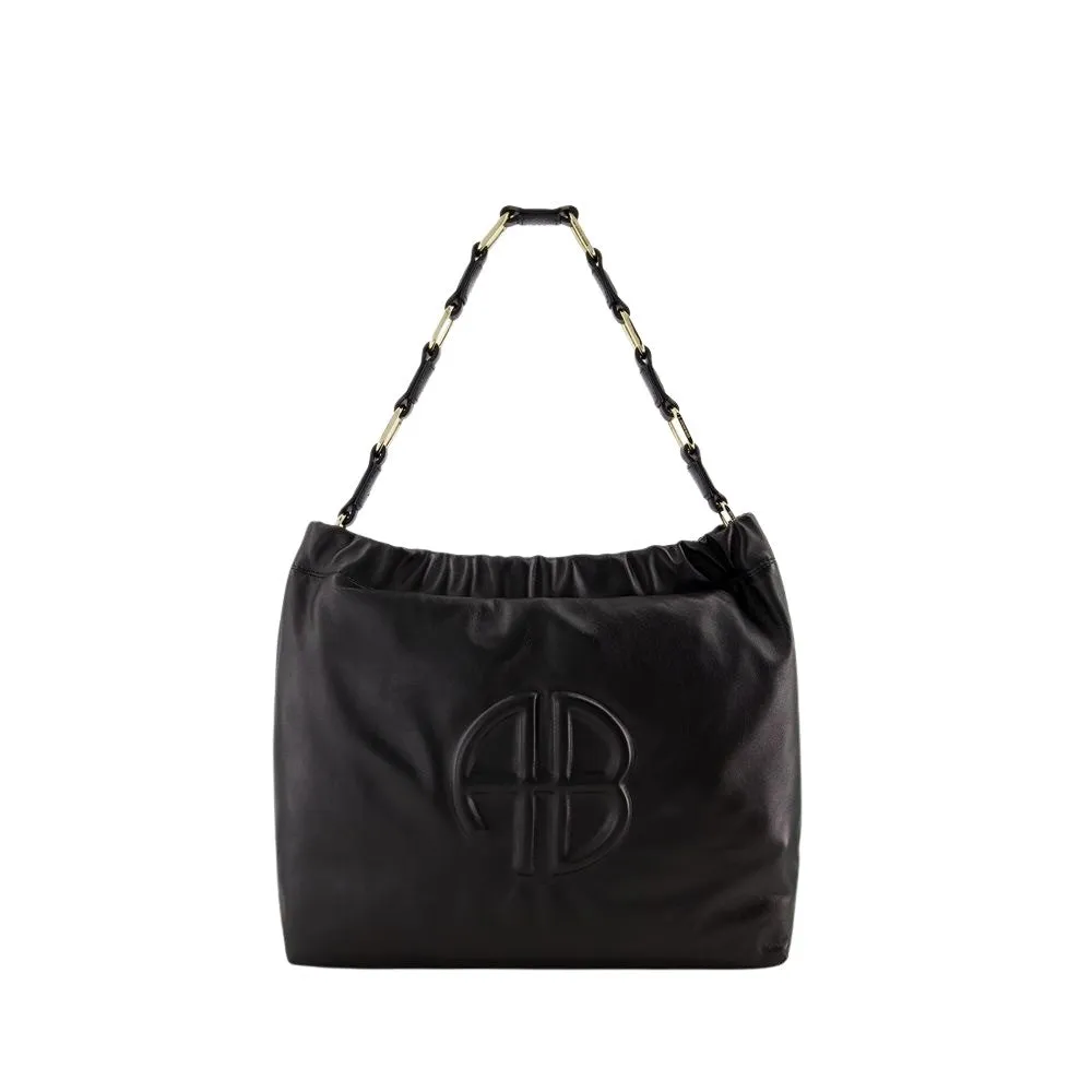 Kate Shoulder Bag - Leather - Black