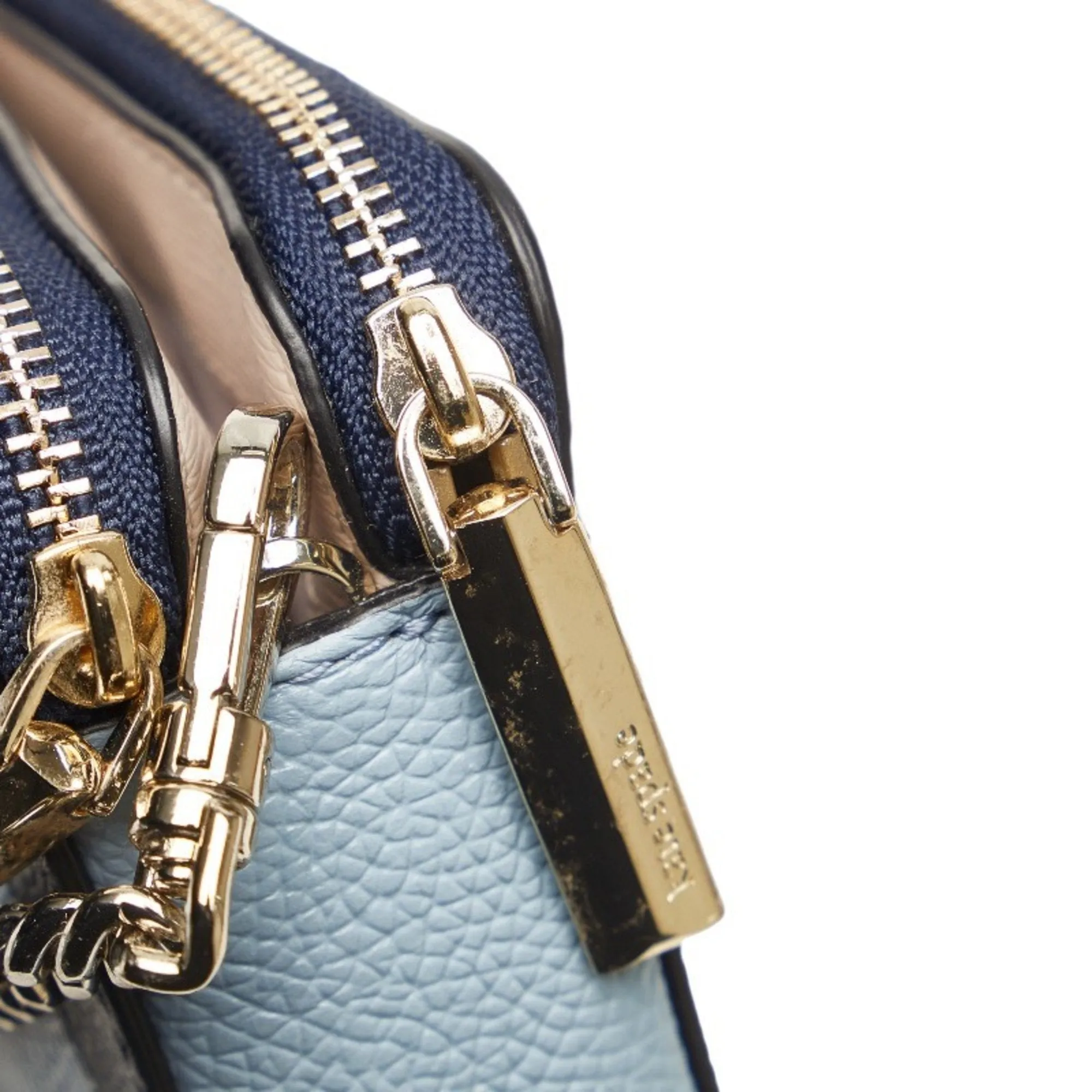 Kate Spade blue Navy Leather Shoulder Bag (Pre-Owned)