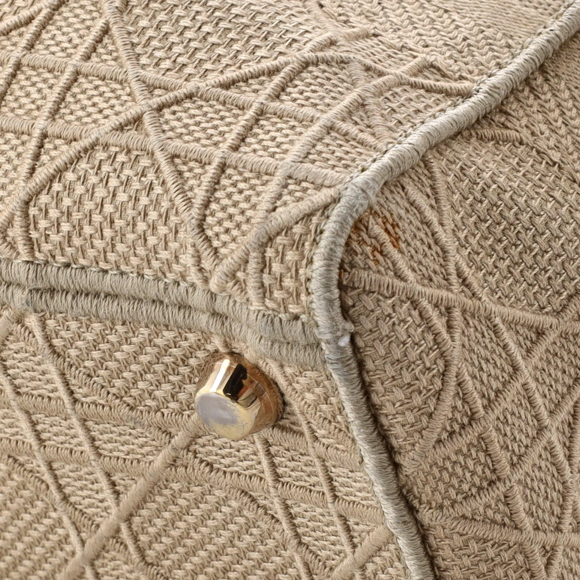 Lady D-Lite Bag Cannage Embroidered Canvas Medium