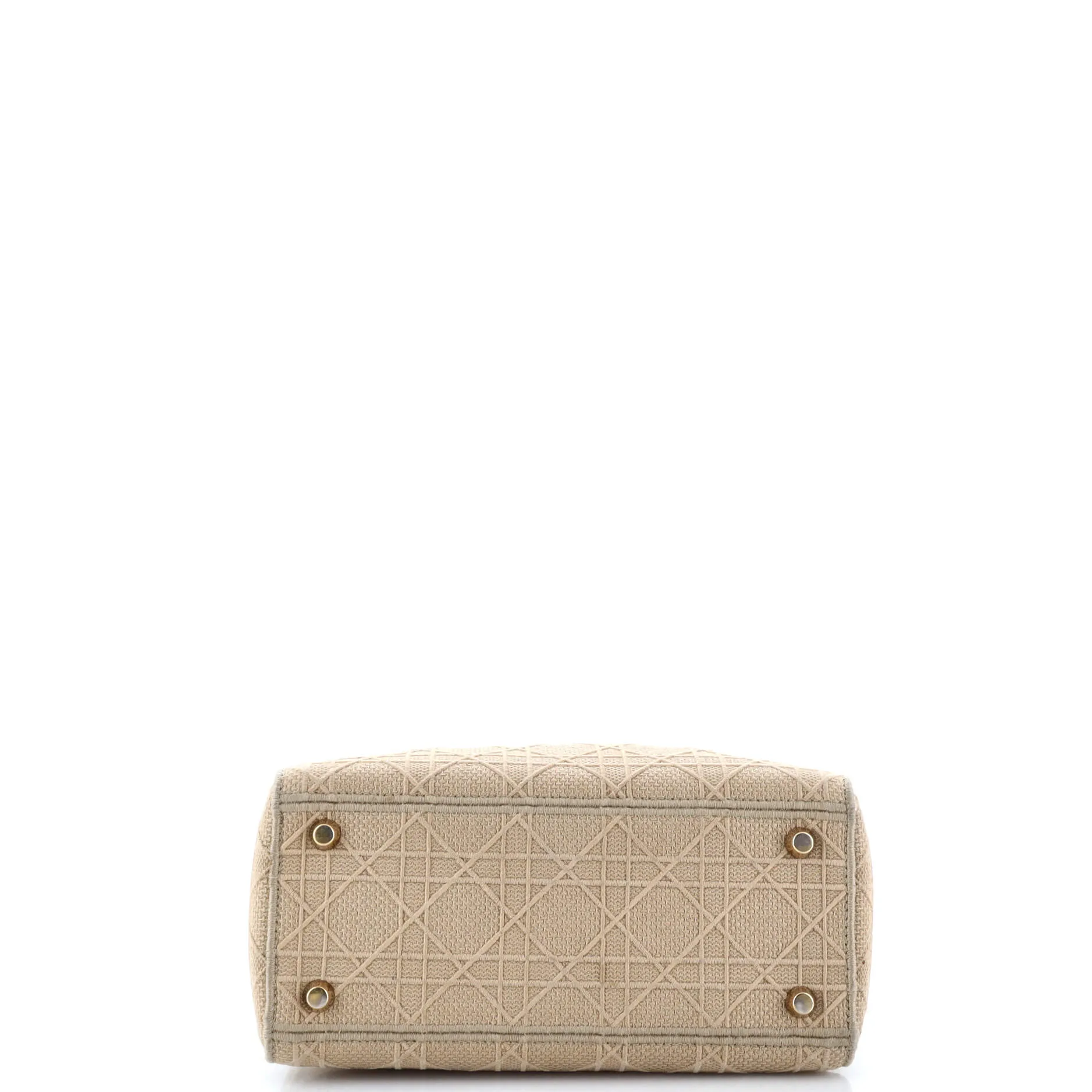 Lady D-Lite Bag Cannage Embroidered Canvas Medium