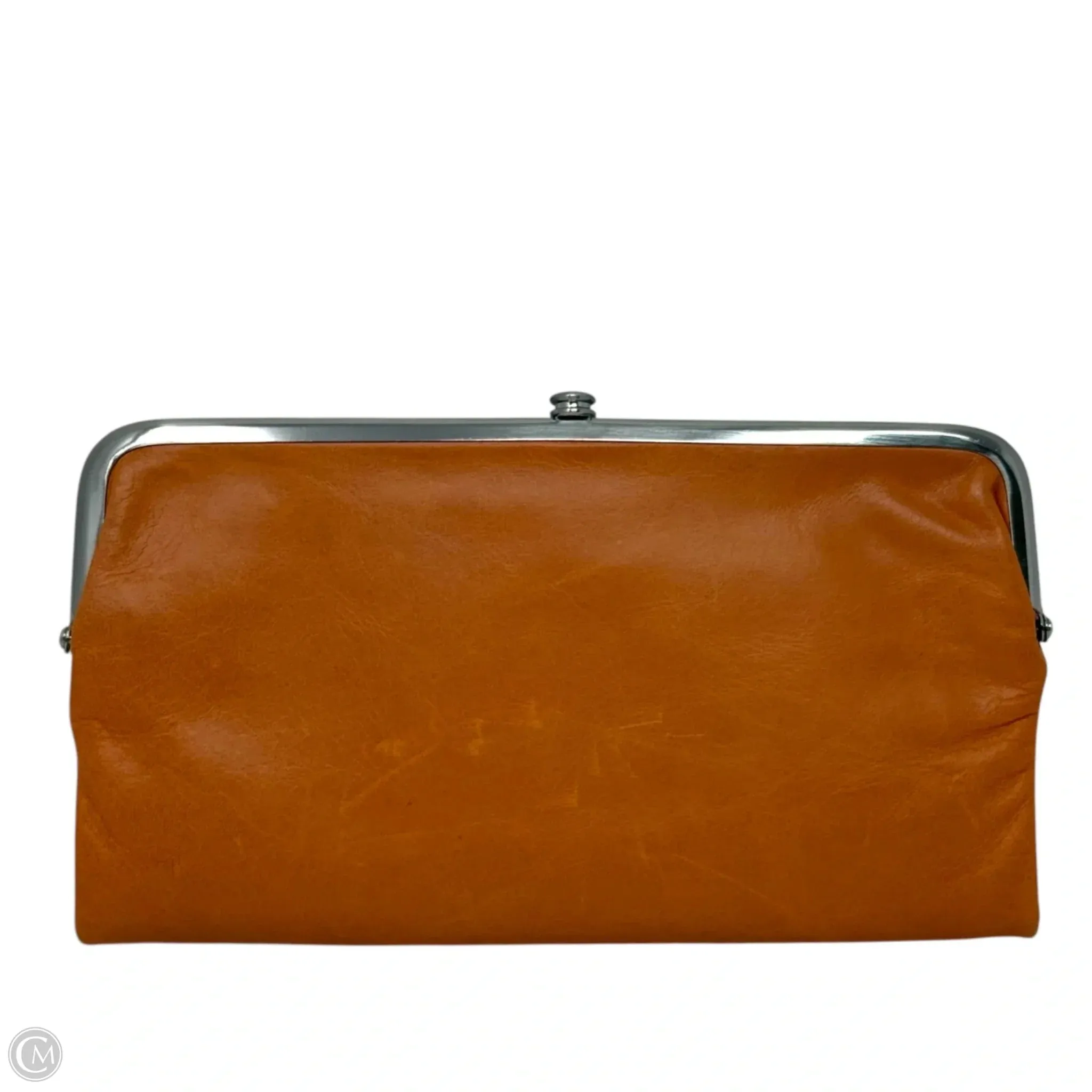Lauren Leather Frame Clutch Wallet By Hobo Intl In Dusty Coral, Size: Medium