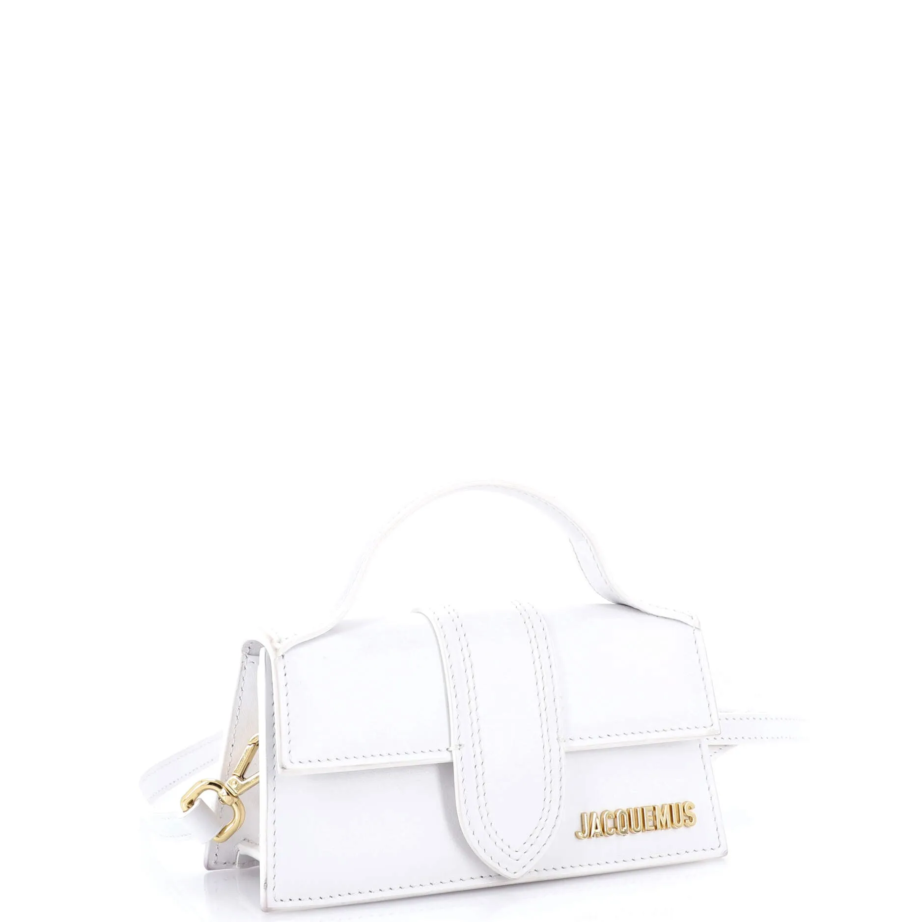 Le Bambino Top Handle Flap Bag Leather