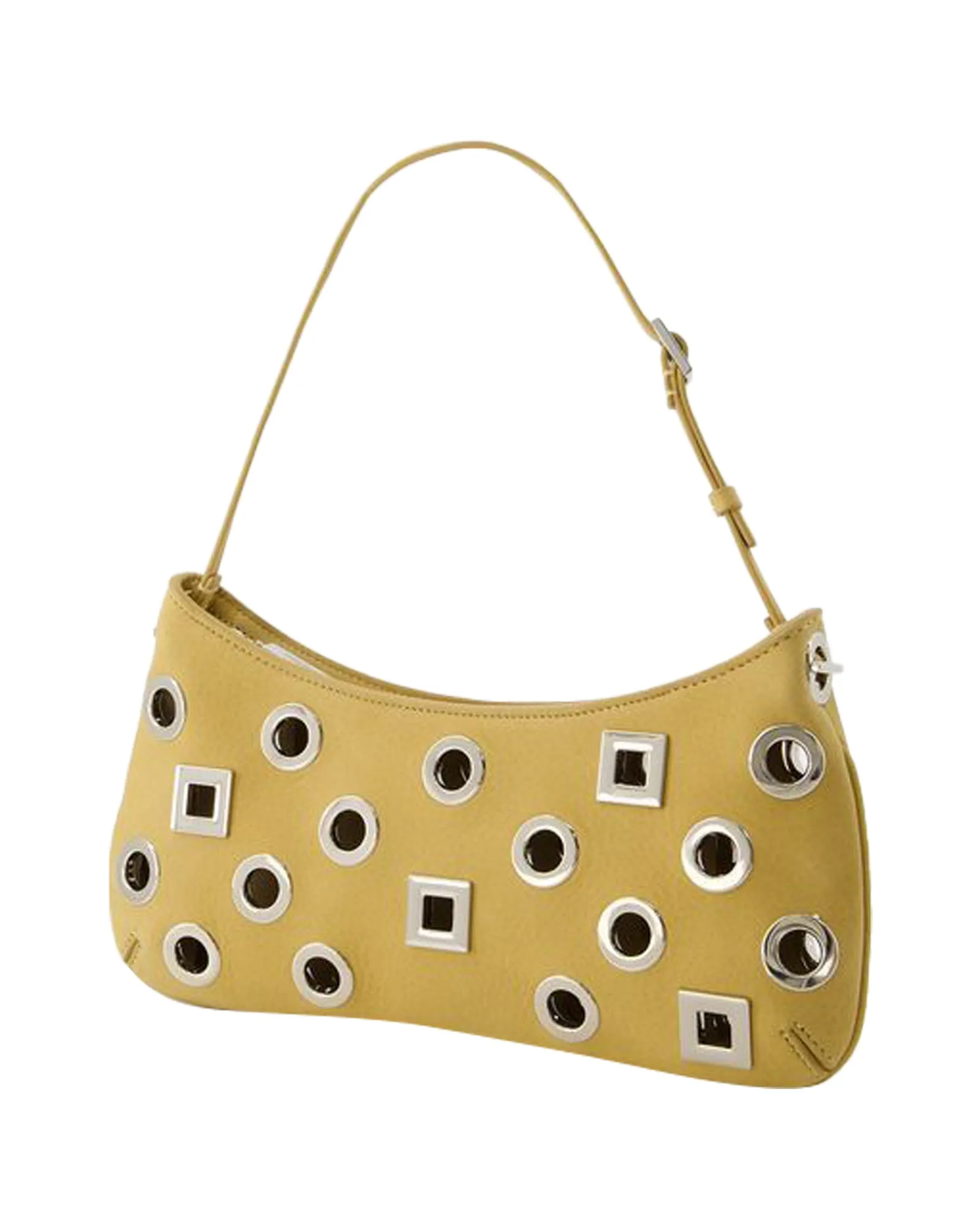 Le Bisou Rond Carre Bag - Jacquemus - Leather - Dark Beige