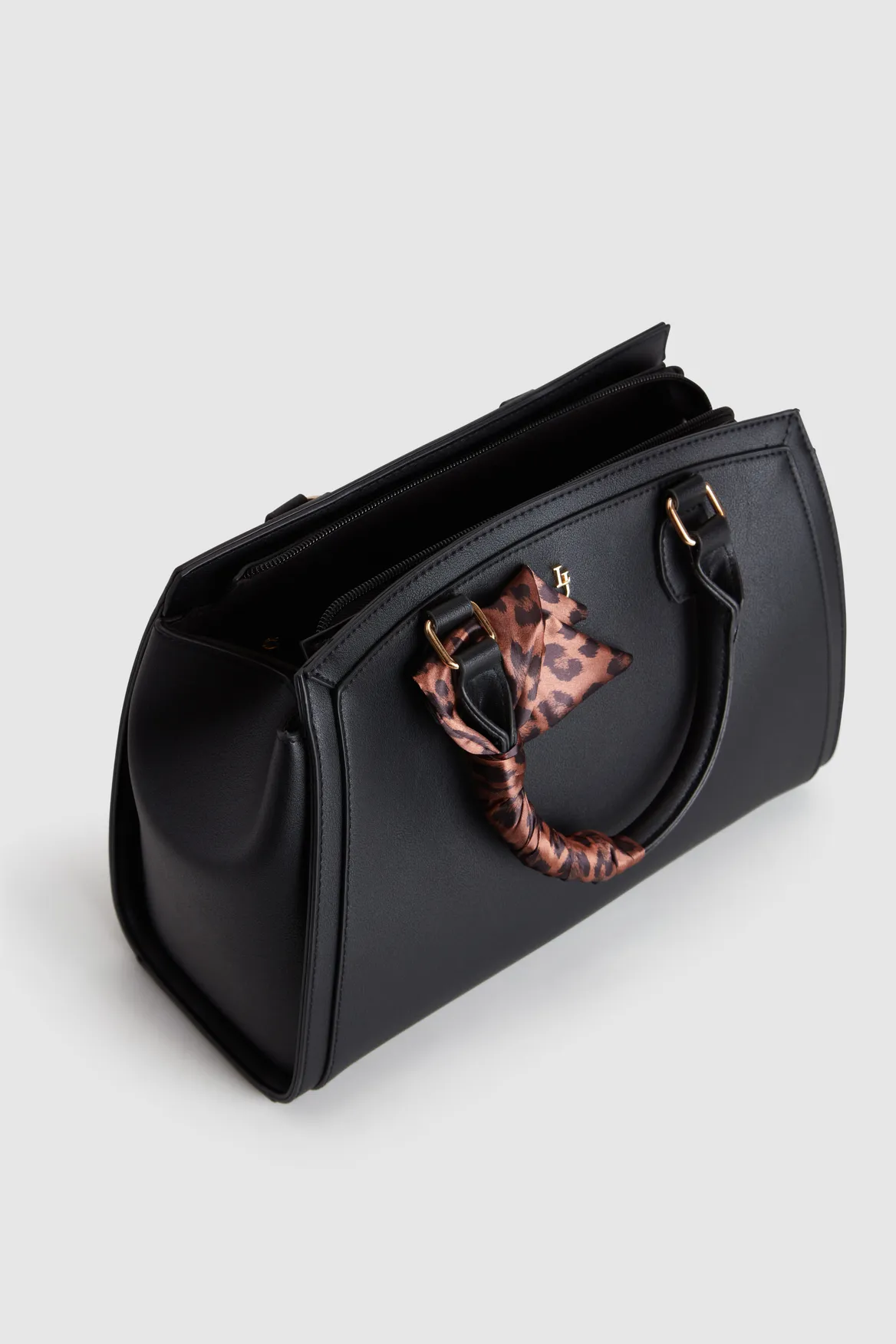 Leopard Scarf  Shopper Tote