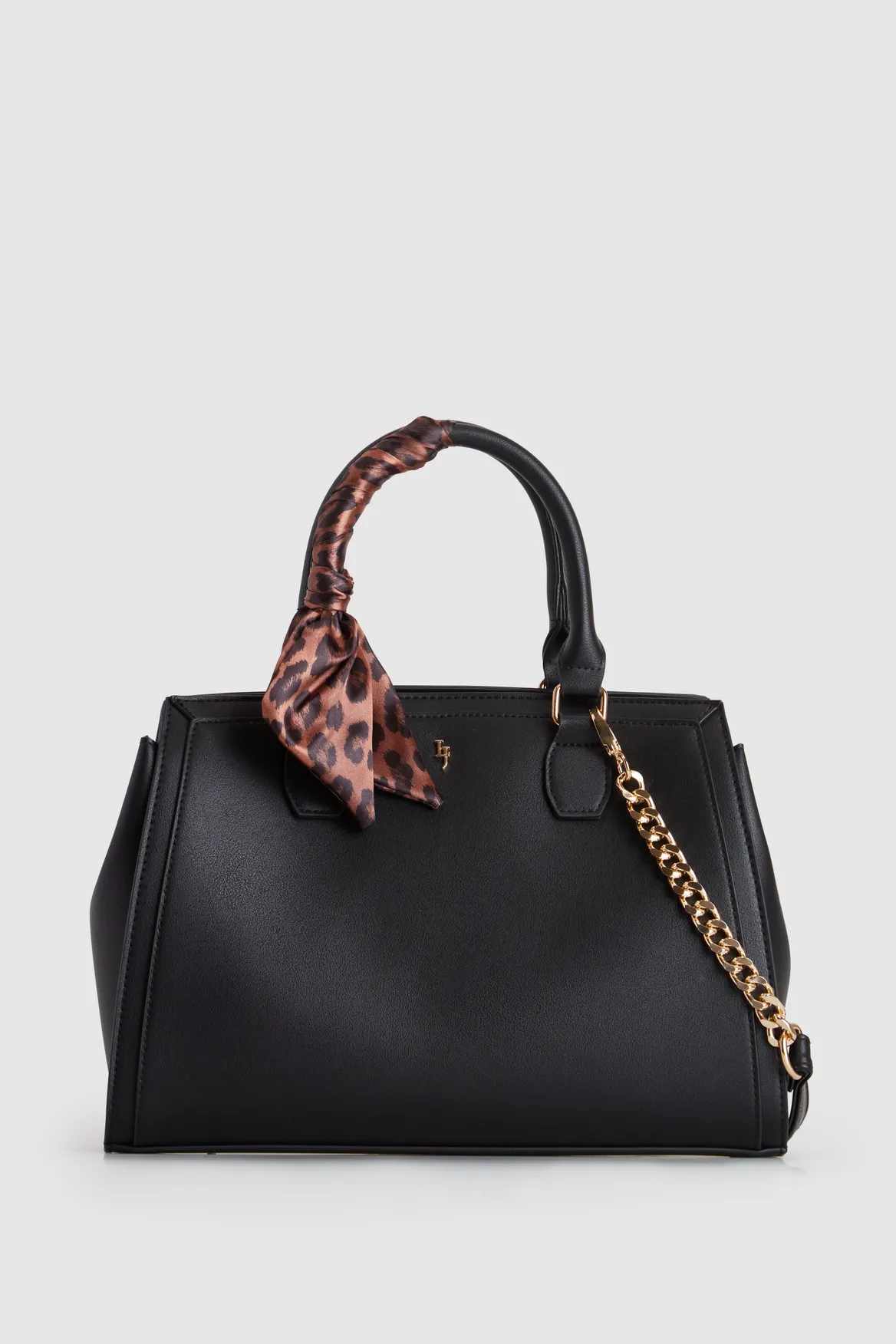 Leopard Scarf  Shopper Tote
