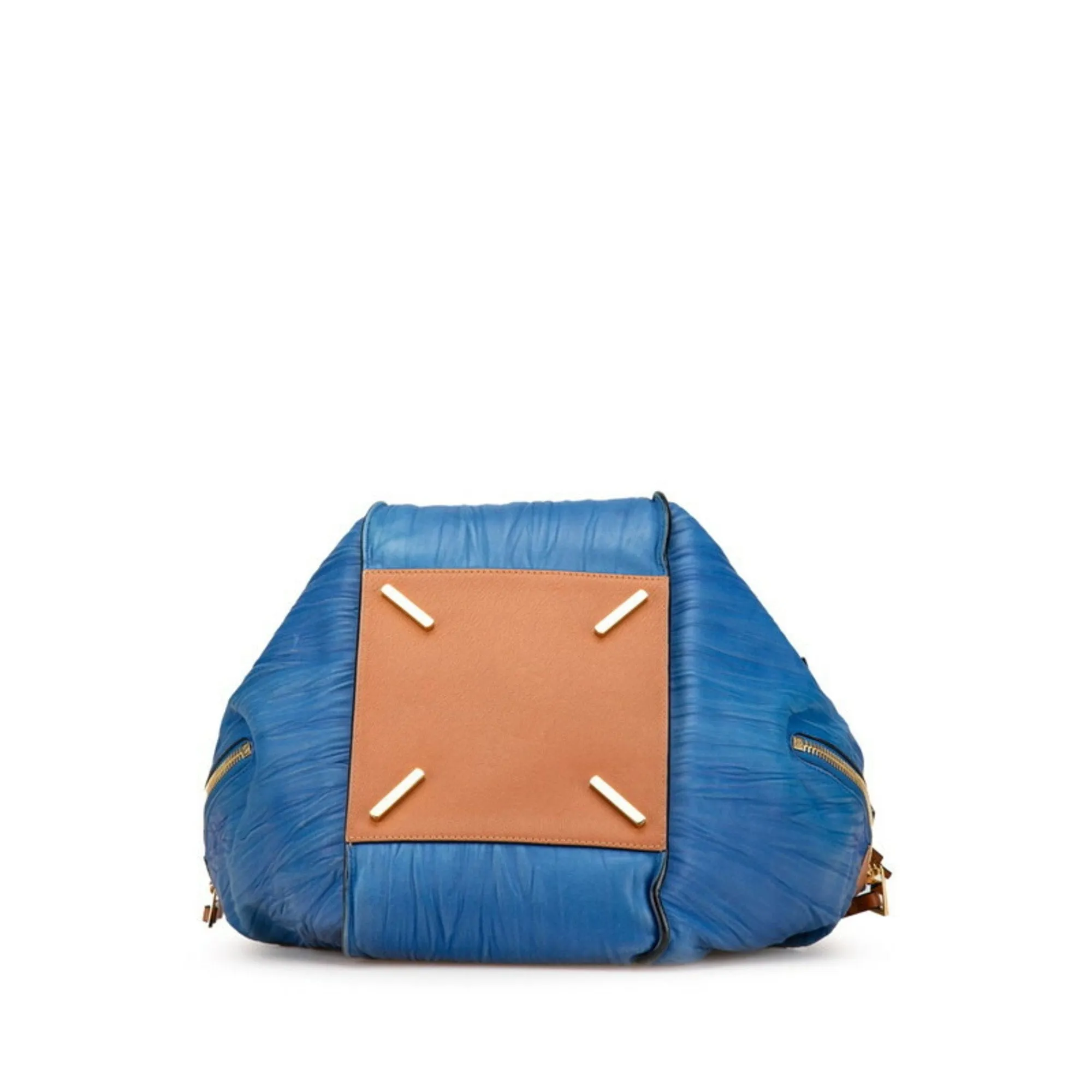 Loewe blue Leather Handbag Shoulder Bag (Pre-Owned)