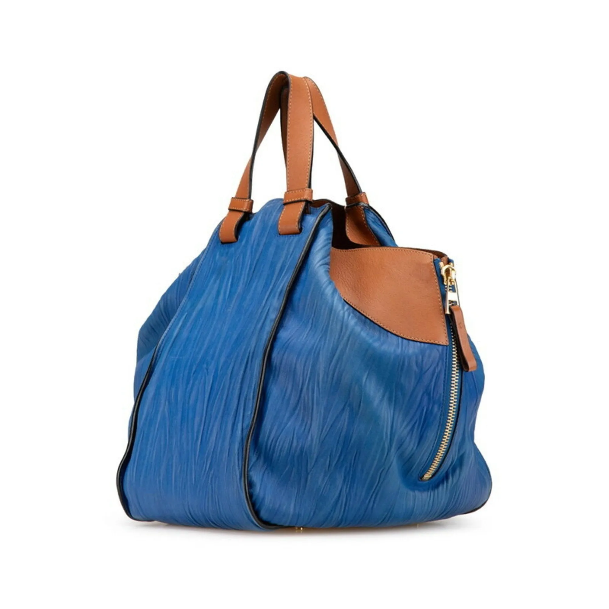 Loewe blue Leather Handbag Shoulder Bag (Pre-Owned)
