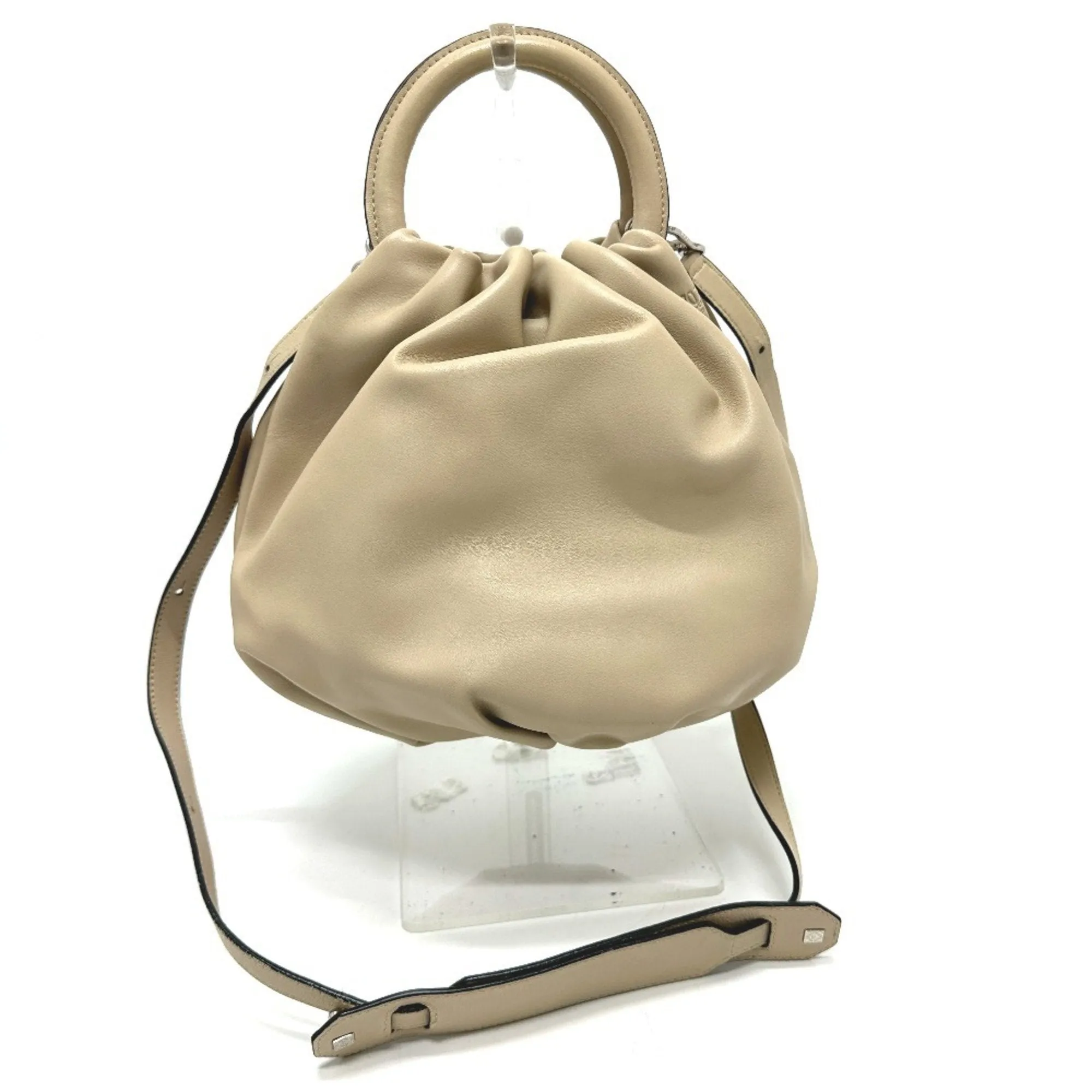 Loewe Bounce Bag Leather Shoulder Bag (Pre-Owned)