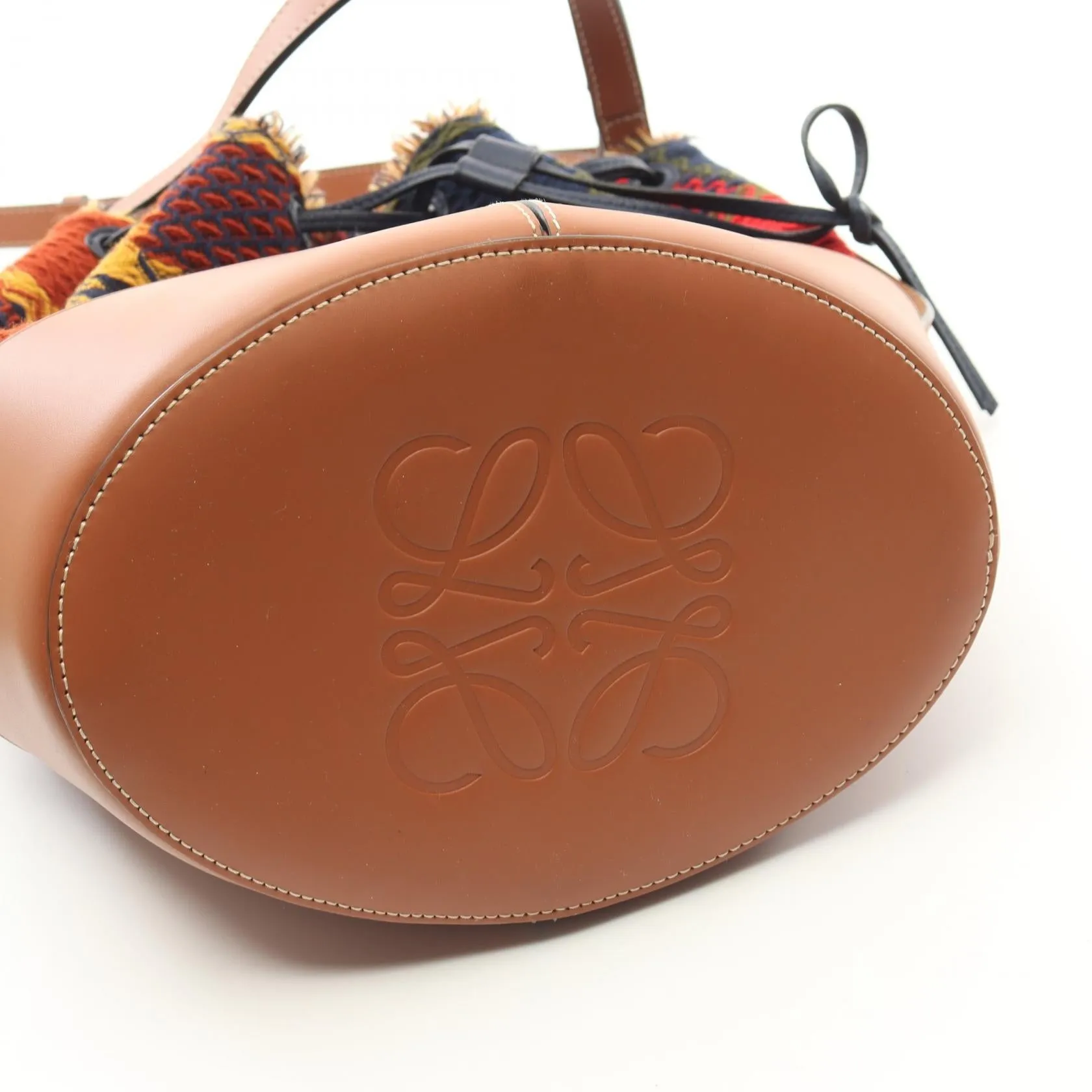 Loewe Canvas Leather Balloon Medium Shoulder Bag