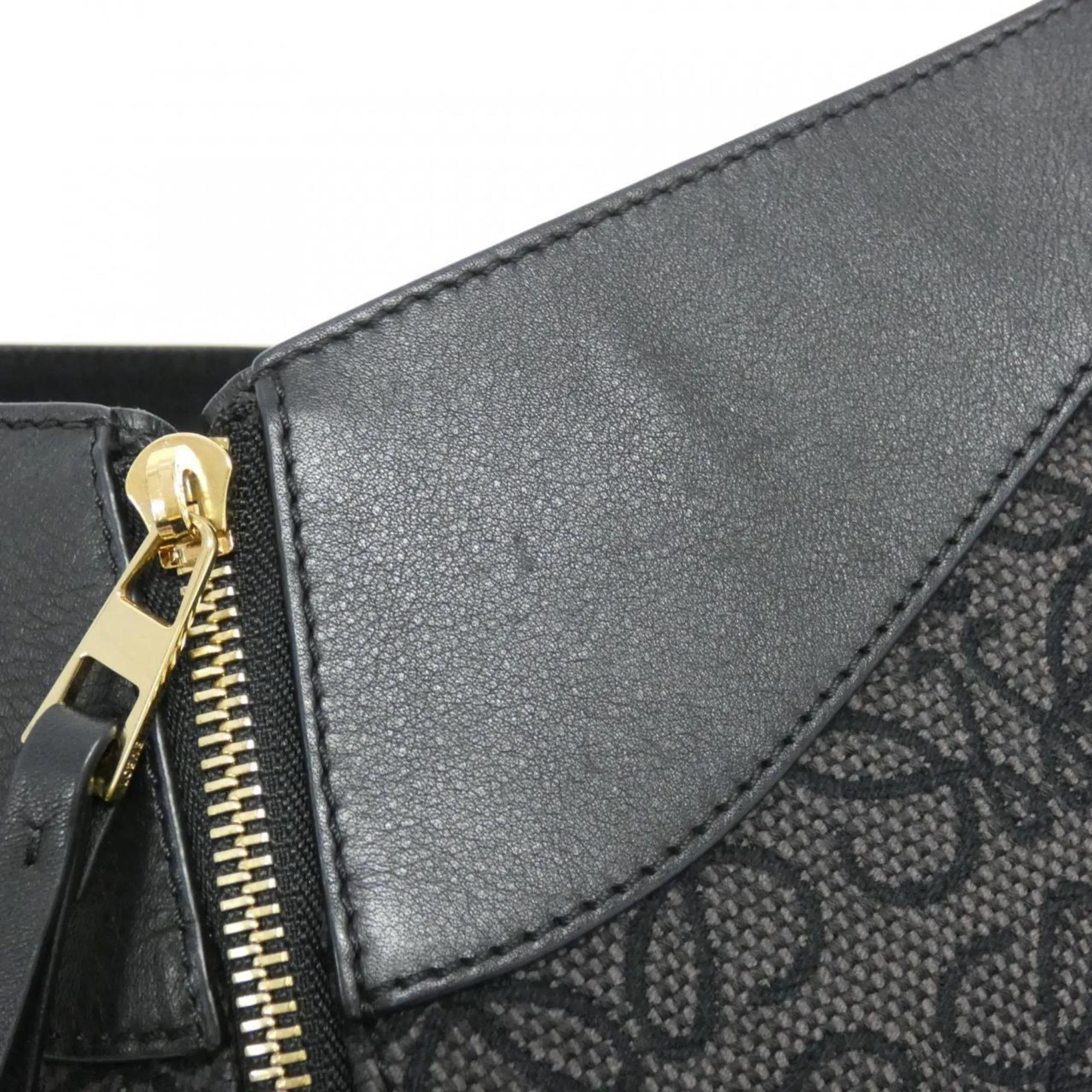 Loewe Canvas Leather Shoulder Bag (Pre-Owned)